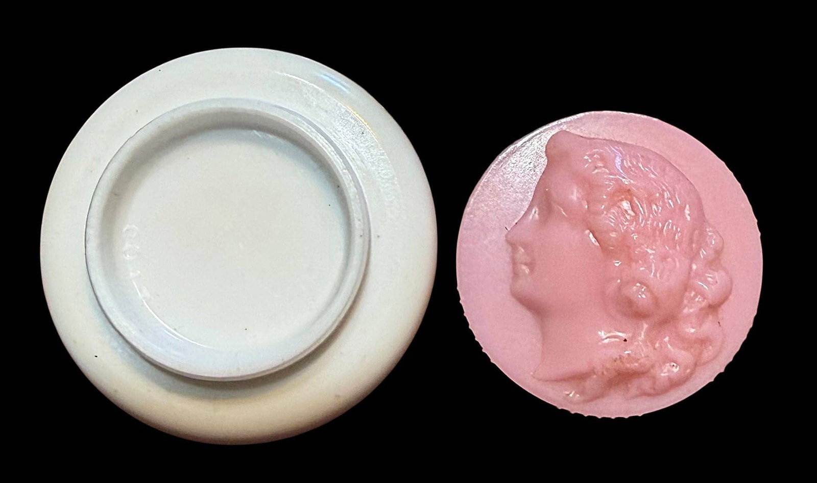 A DIVISON THREE TWO PART COLT BUTTON - 2