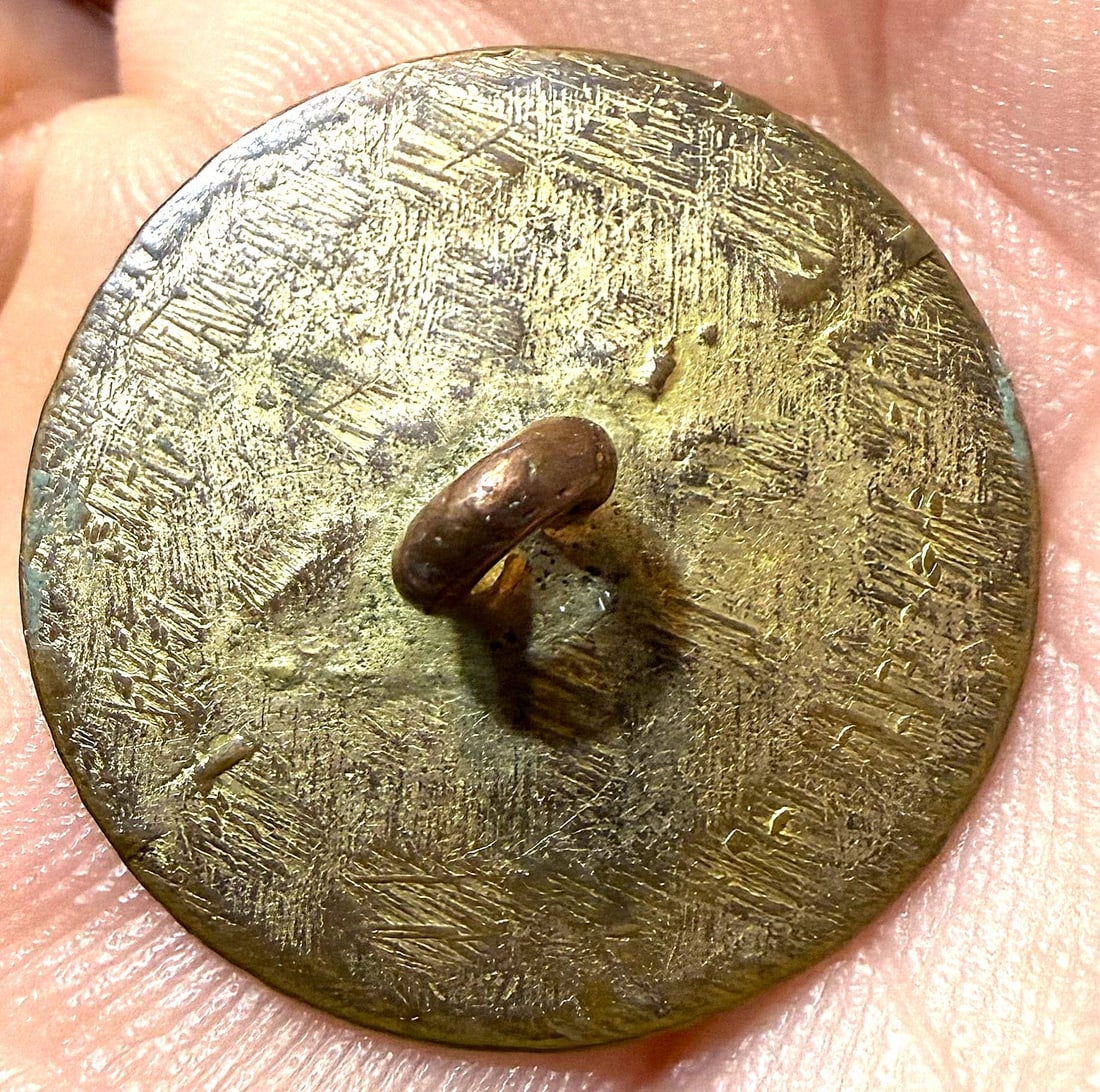 A DIVISION ONE COPPER PATTERNED BUTTON - 2