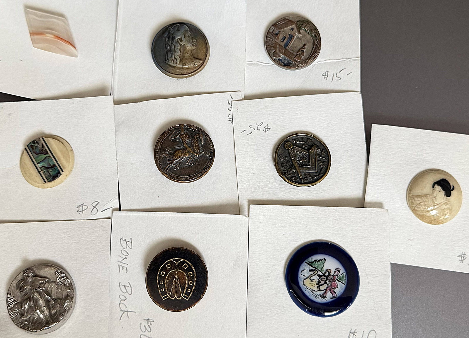 A SMALL SELECTION OF DIVISION ONE STUD BUTTONS (1 of 6)