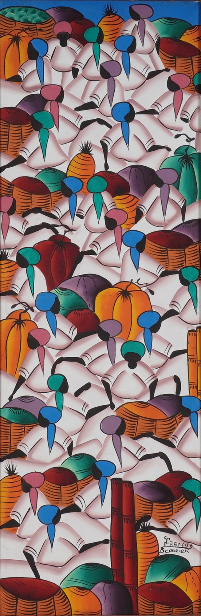 Francilo Beauzier, Acrylic on Canvas, Signed (1 of 5)