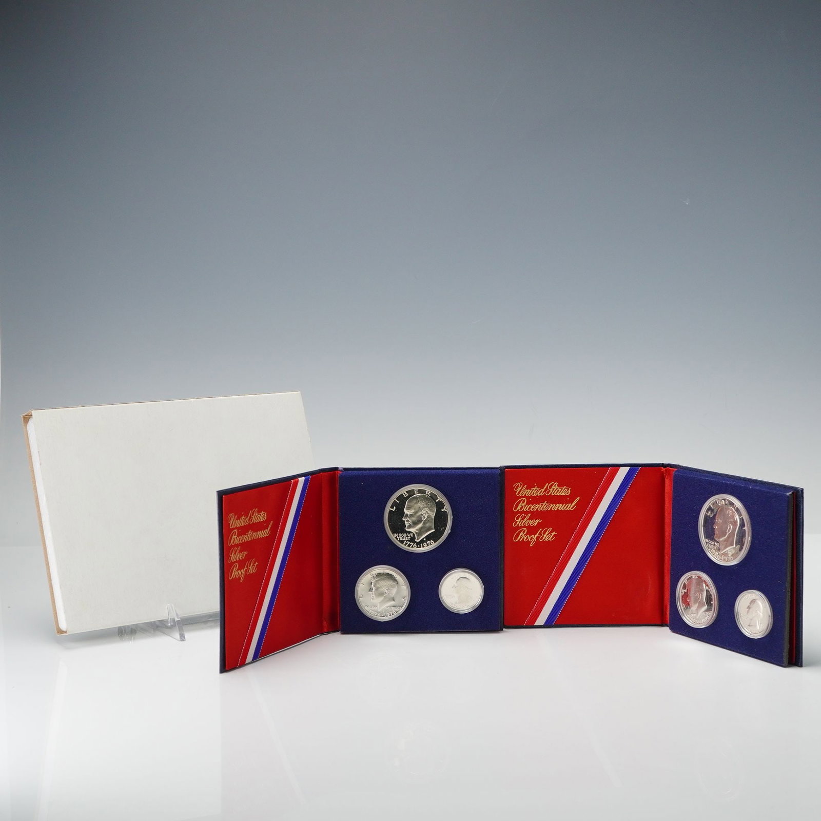 2pc 1776-1976 U.S. Bicentennial Silver Proof Sets (1 of 6)