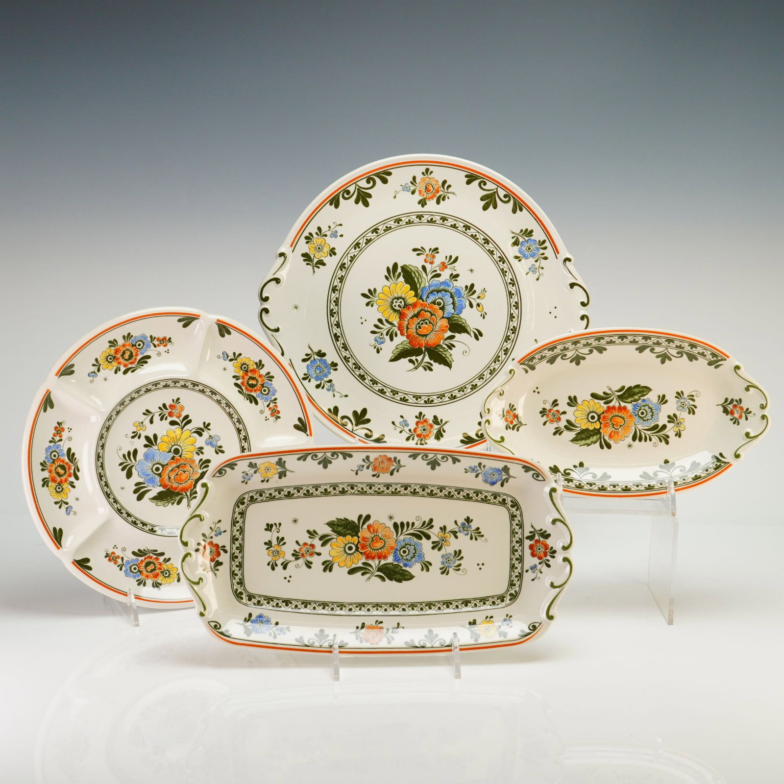 4pc Villeroy and Boch Alt Amsterdam Vitro Porcelain Serving Set (1 of 3)