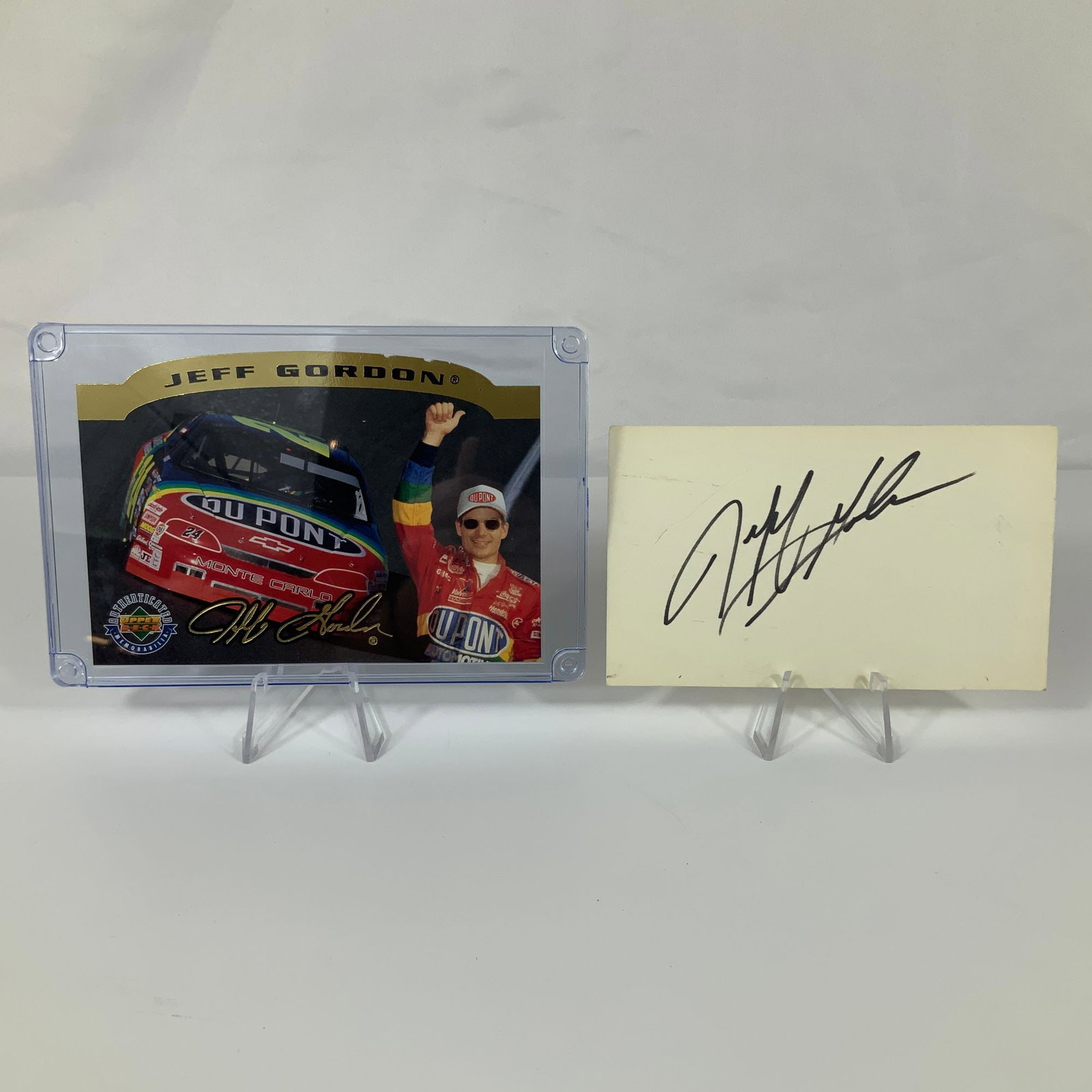 Jeff Gordon NASCAR Memorabilia, '95 Points Champ, Autograph (1 of 2)