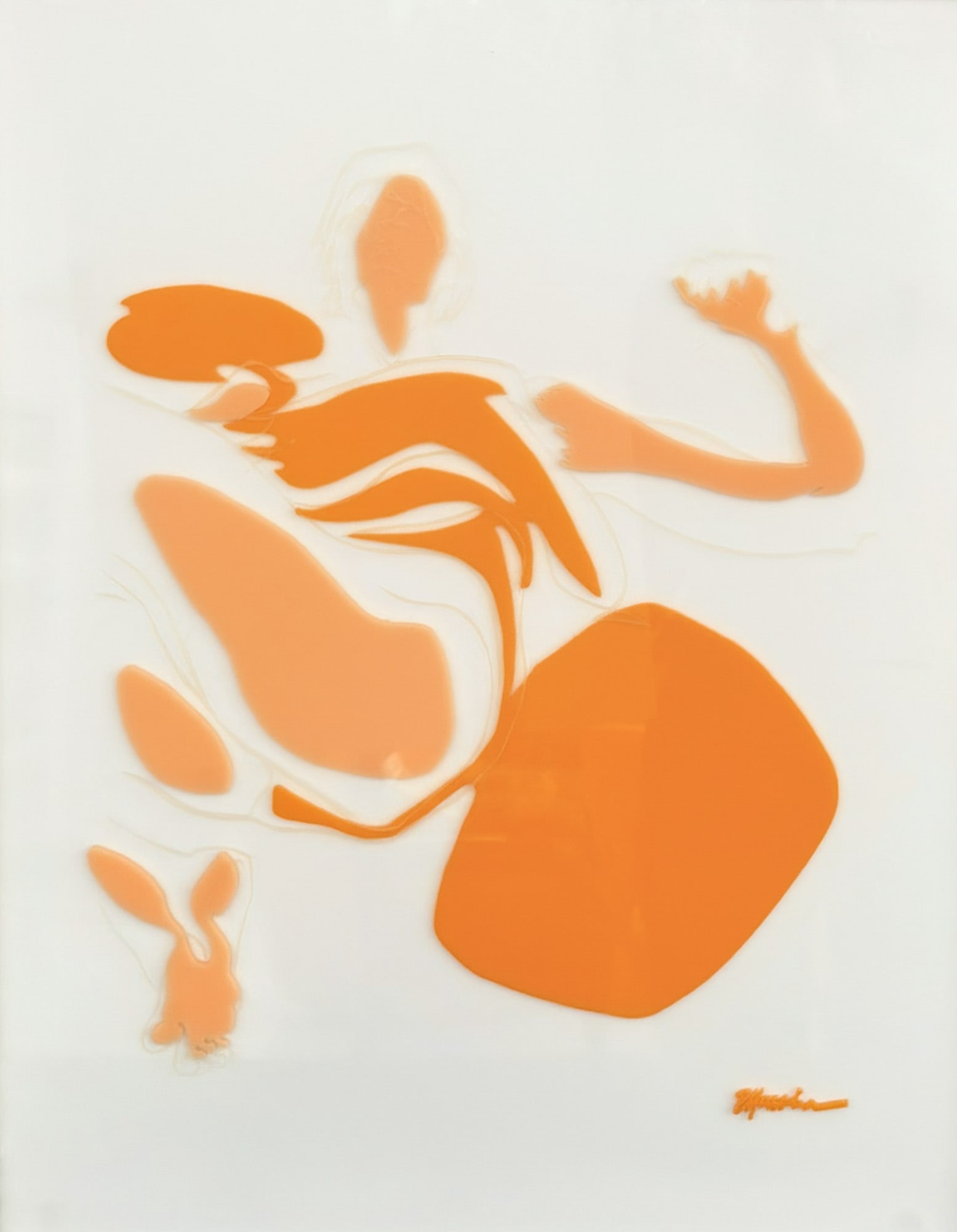 Eugene (Gene) Massin (American, 1920-2003),'Yellow Jacket', Vacuum-formed PETG Multiple with (1 of 9)