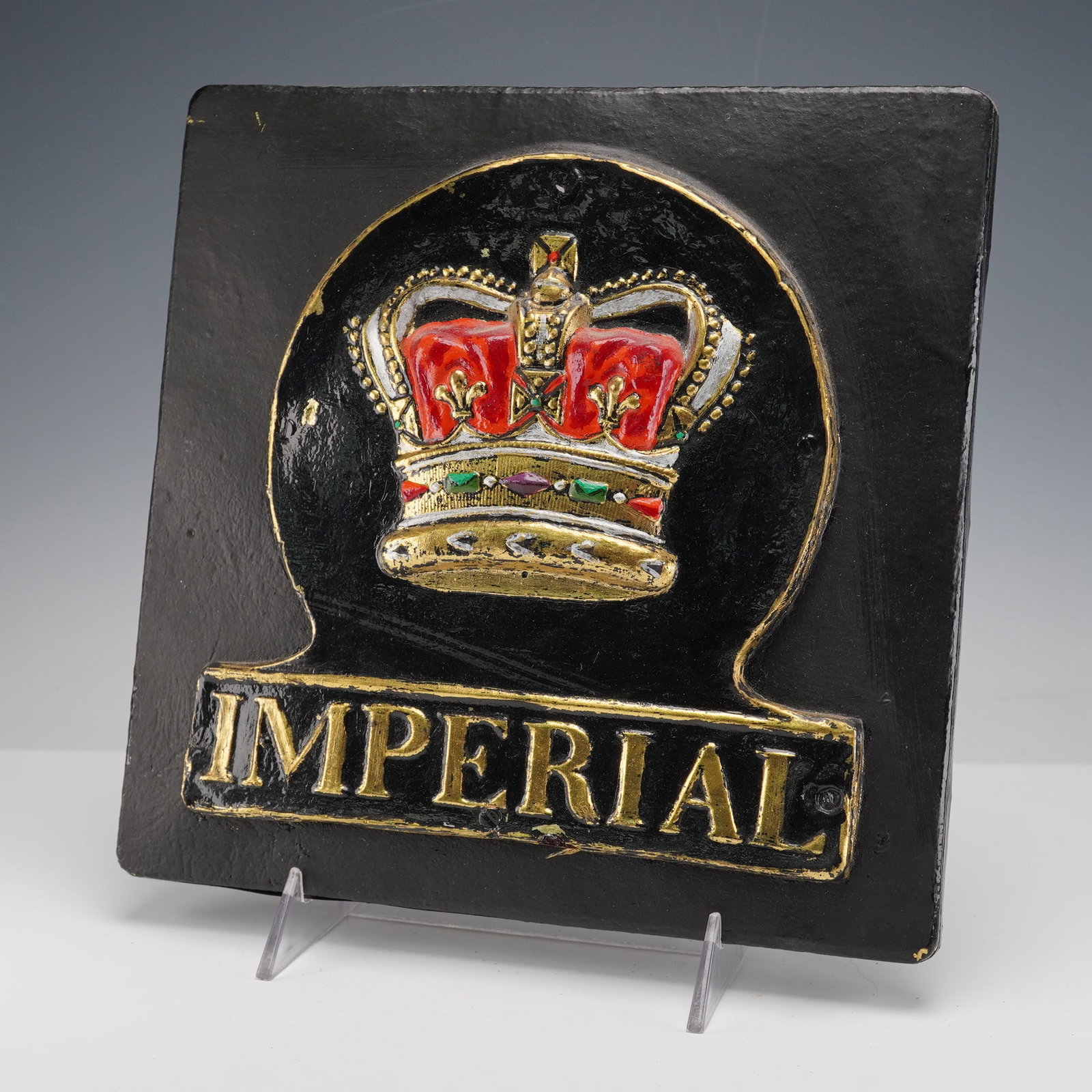 Imperial Fire Insurance Co. by E. V. Jackson Reproduction Fire Mark Plaque (1 of 2)