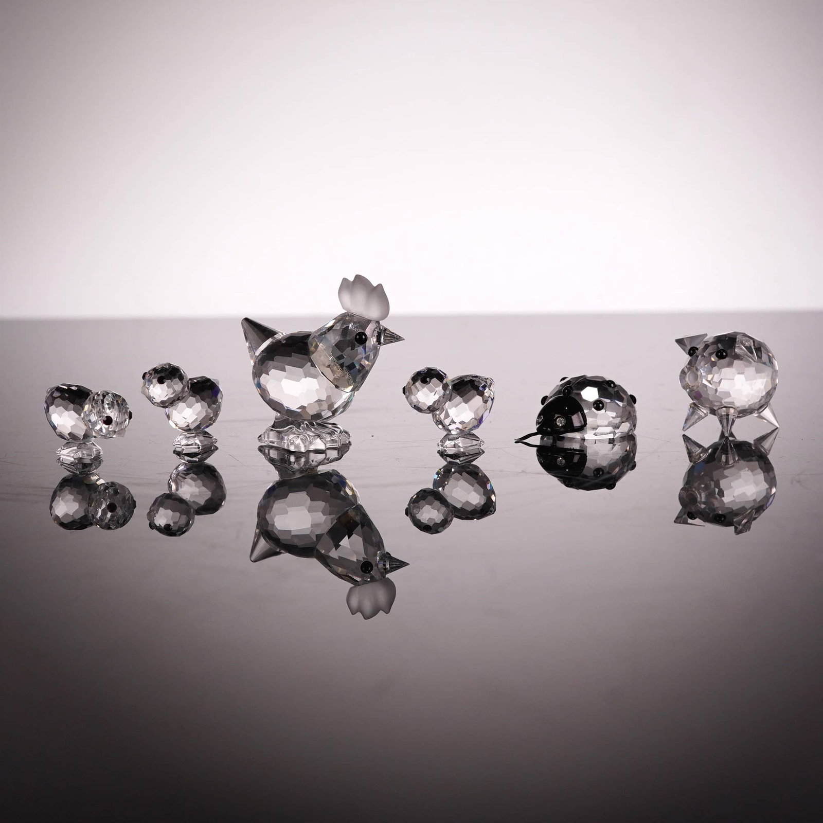 Swarovski Silver Crystal Miniature Animal Figurines, Up to 1.75 Inches (1 of 5)