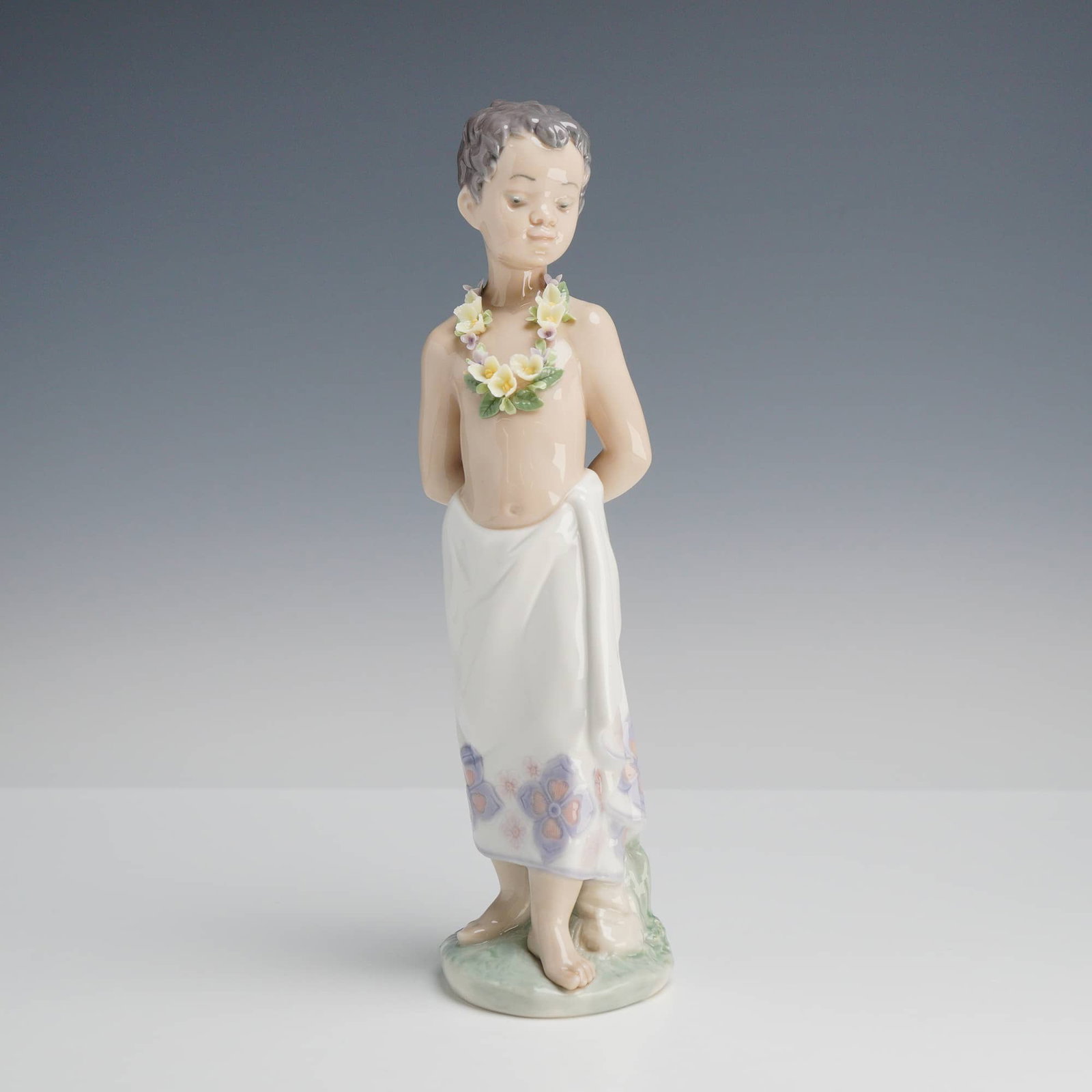 Lladró "Polynesian Boyhood" Porcelain Figurine, Model 6190 (1 of 3)