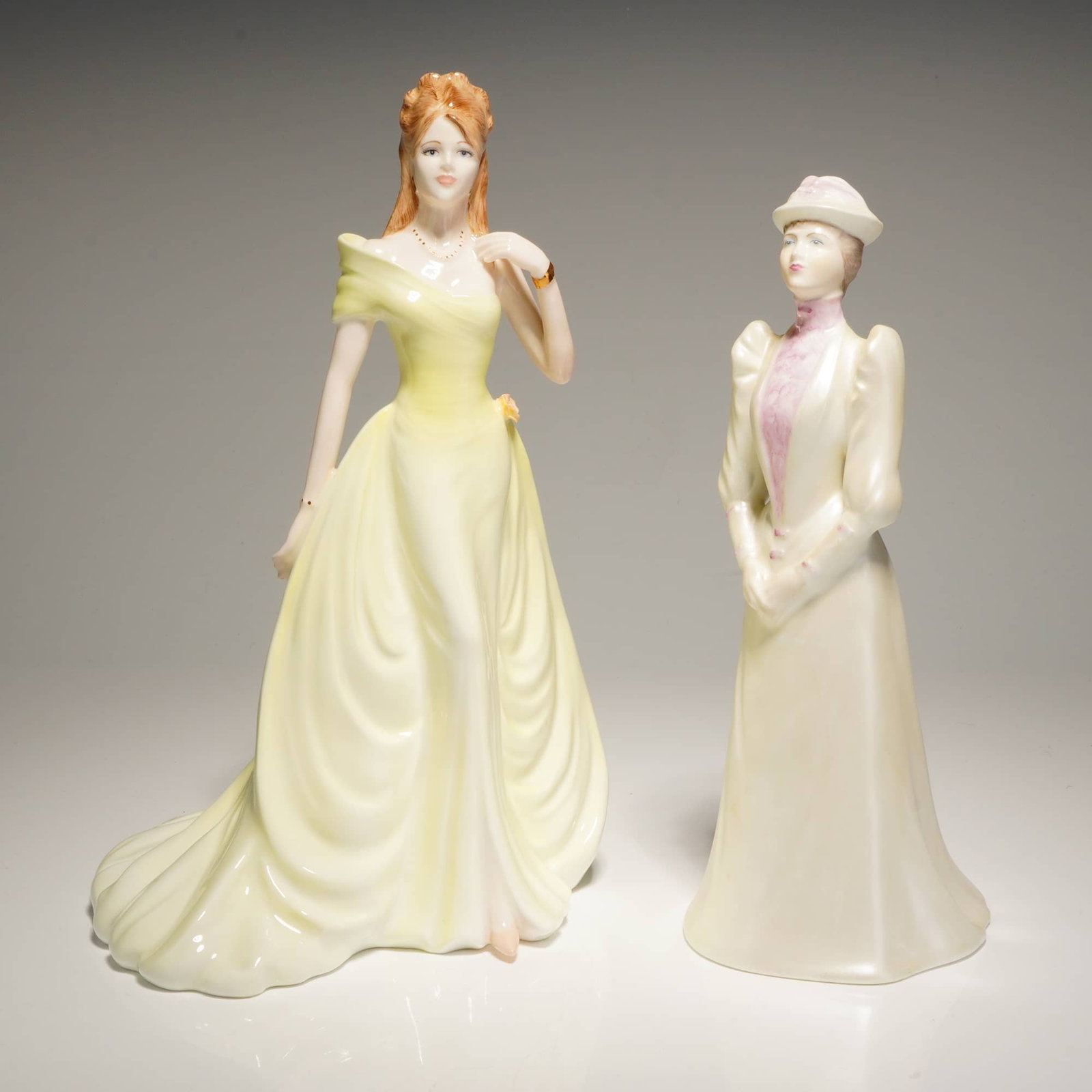 2pc Coalport Ladies of Fashion Bone China Figurines, Janet and Susan (1 of 5)