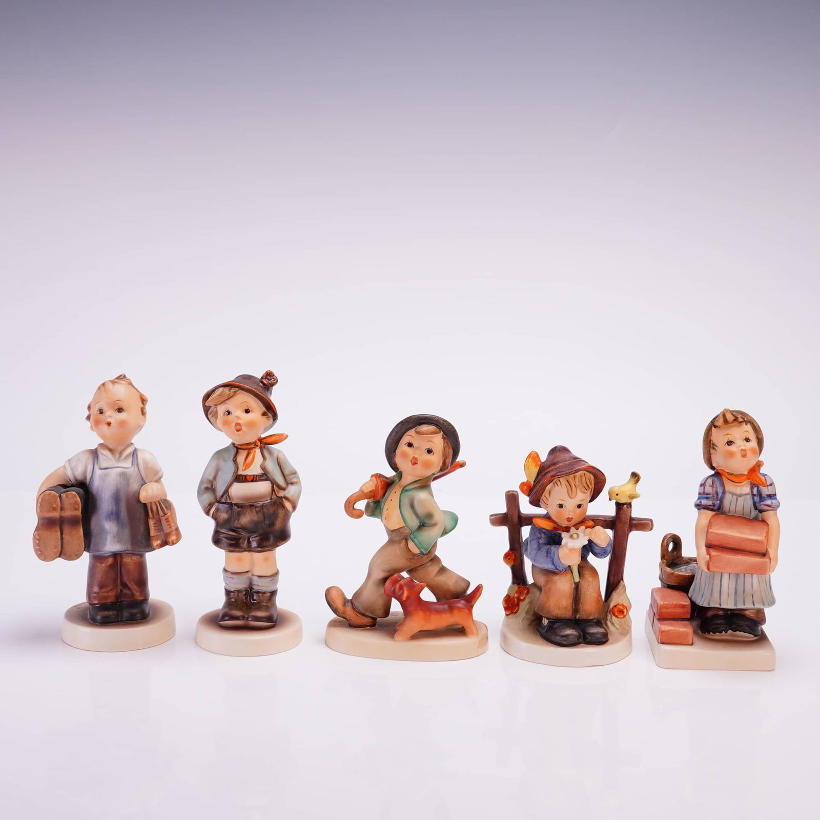 5pc Goebel Hummel Porcelain Figurines (1 of 3)