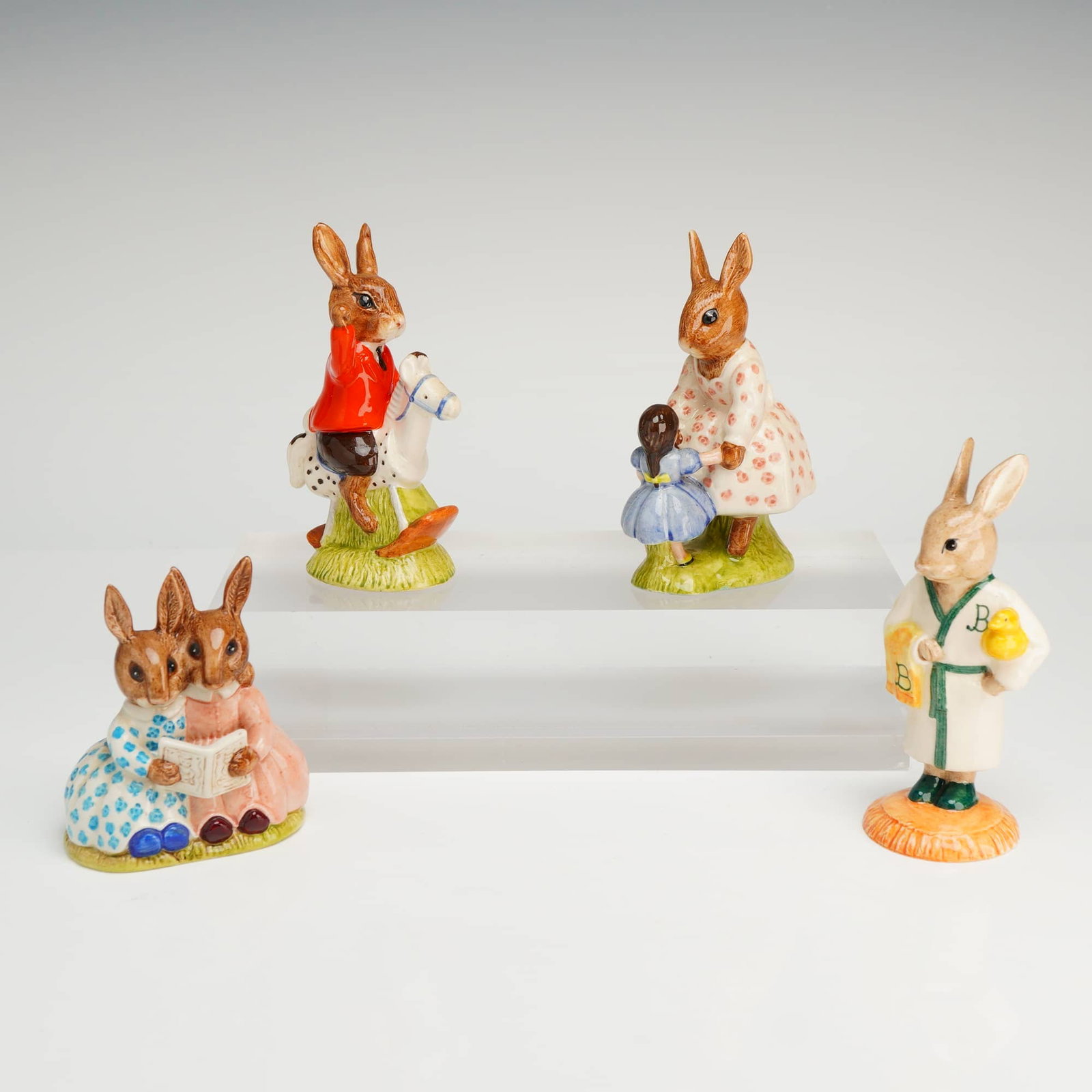 Collection of Four Royal Doulton Bunnykins Ceramic Figurines (1 of 3)