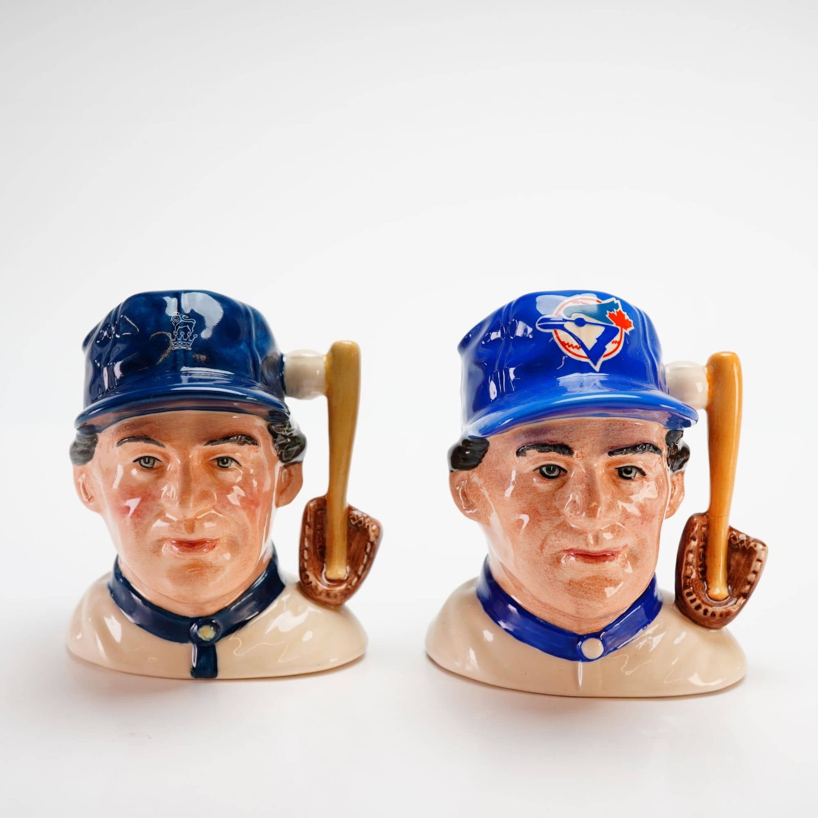 Royal Doulton Baseball Player and Toronto Blue Jays Limited Edition Character Jugs, 1990-1994. (1 of 3)