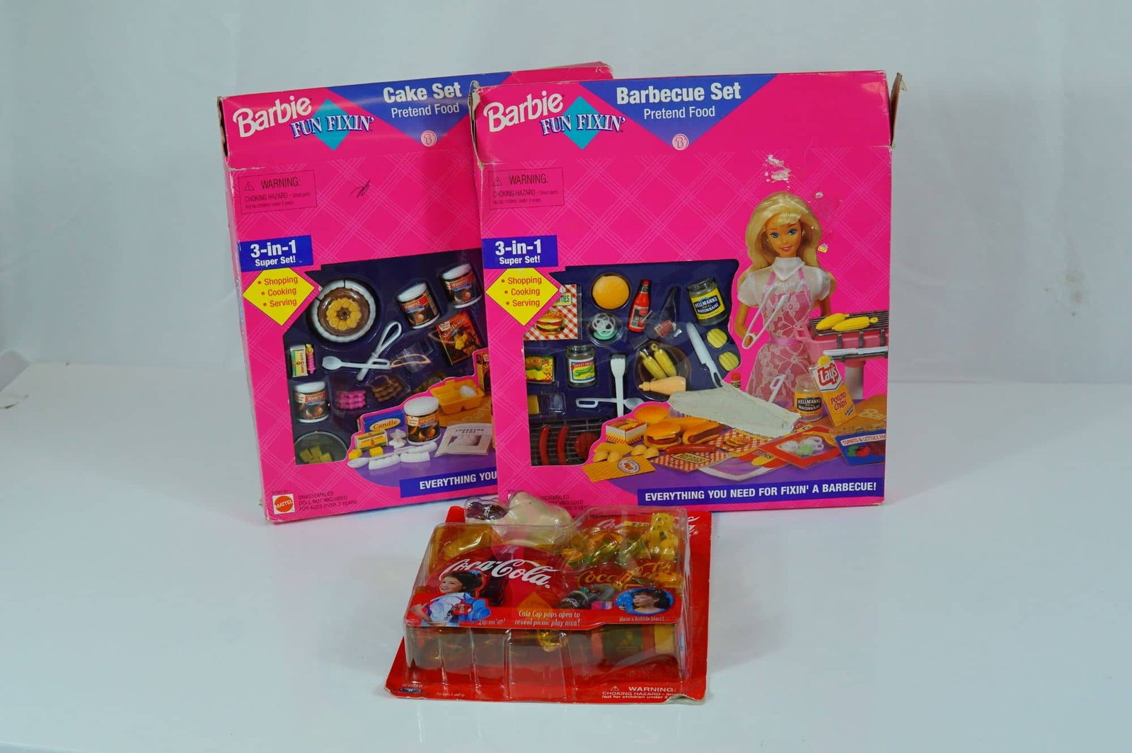 Mattel Barbie Fun Fixin' and Coca-Cola Cola Caps Playsets, 1990s (1 of 2)