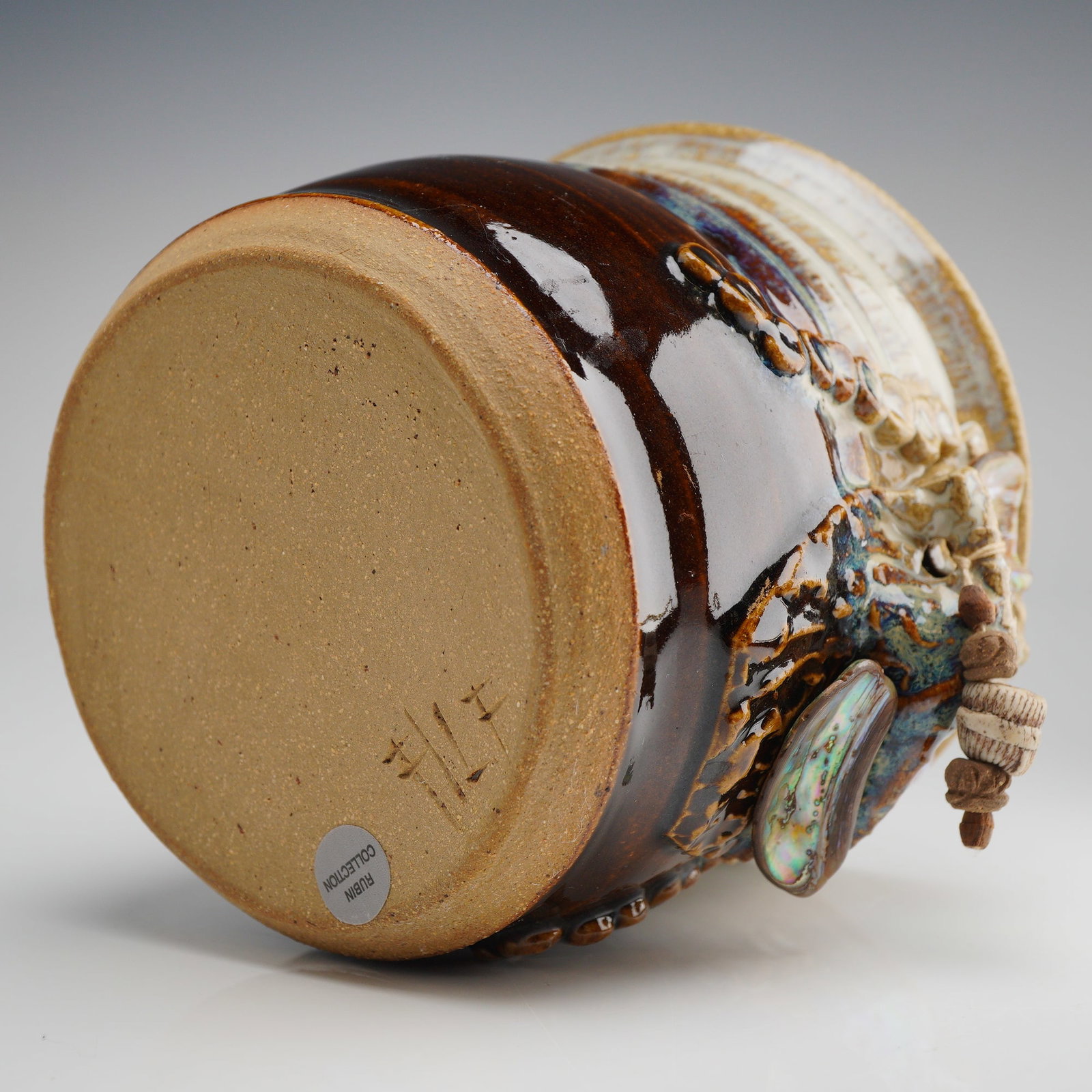 Adele Feinstein Studio Pottery Vase Planter - 4