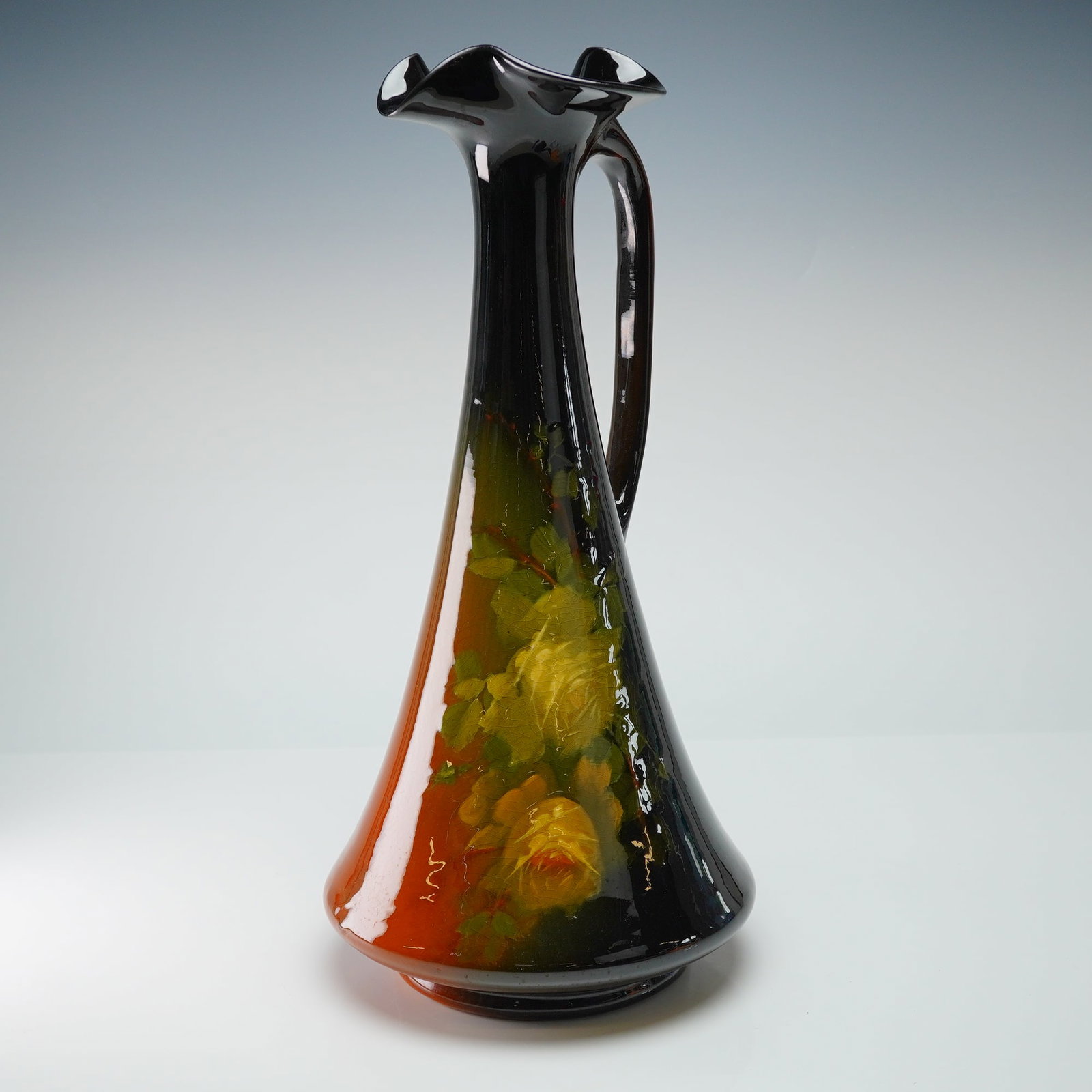 Roseville Pottery Rozane Ware Art Nouveau Standard Glaze Ceramic Ewer Shape 154 (1 of 5)