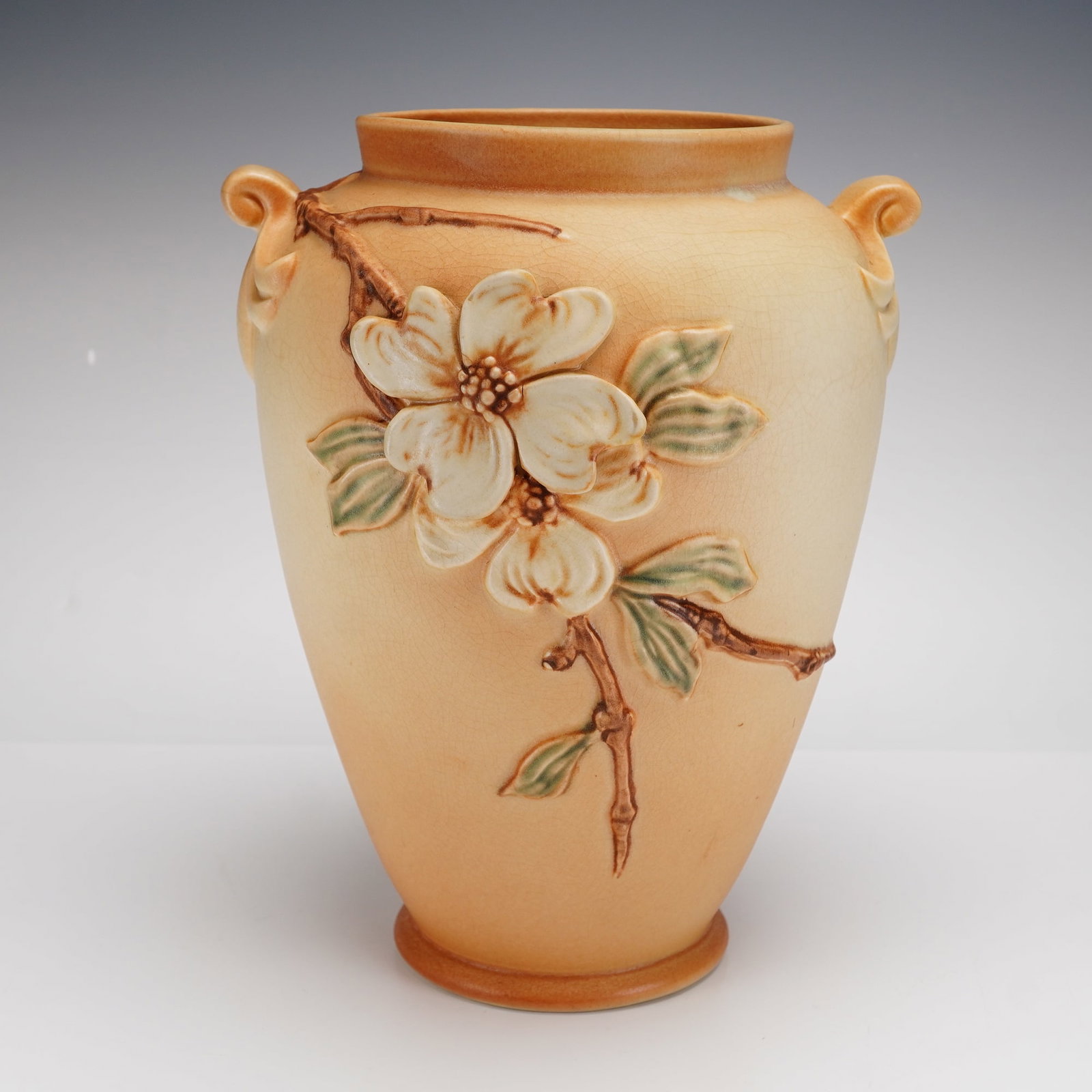 Weller Pottery Rosemont II Handled Art Pottery Vase (1 of 3)