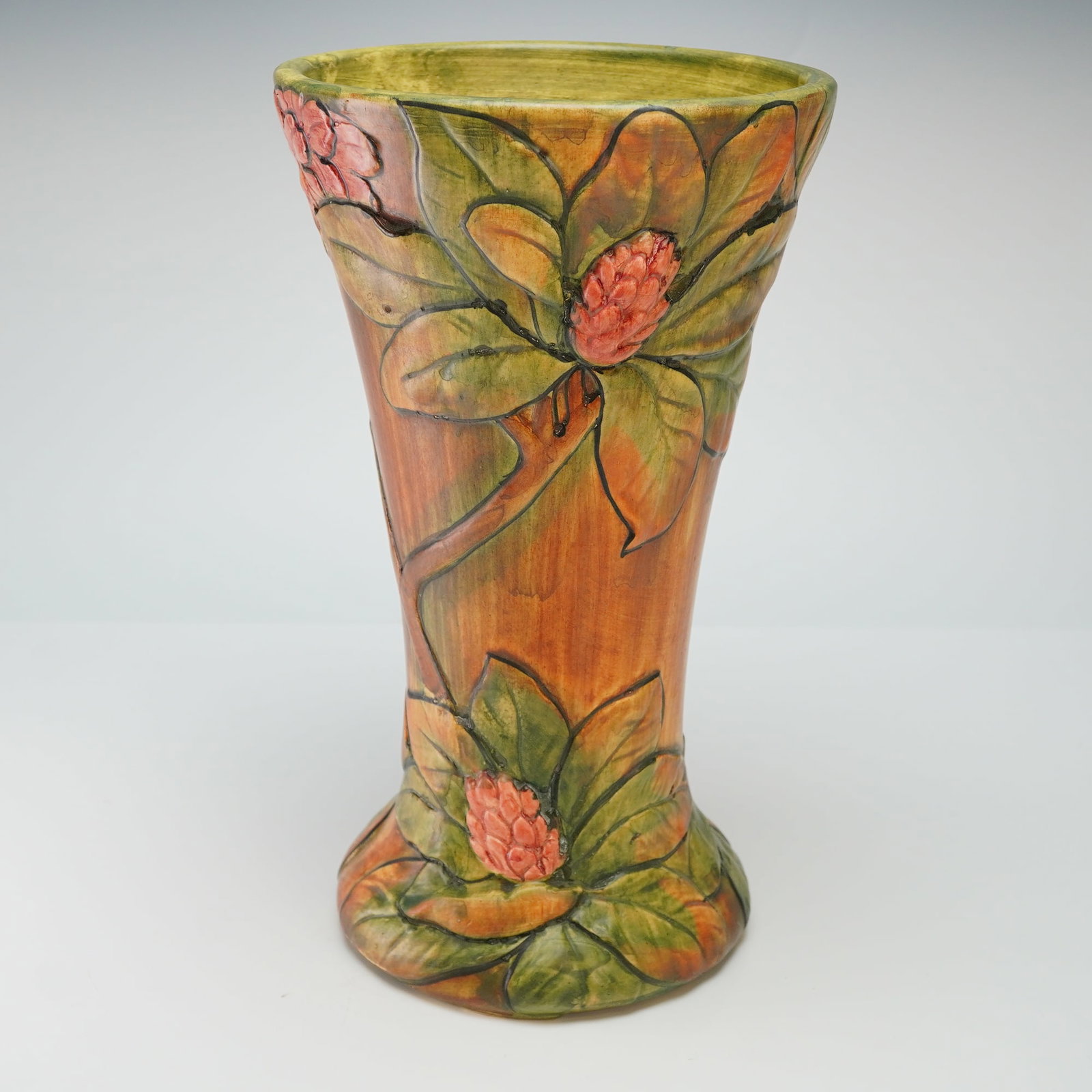 Weller Pottery Woodcraft Earthenware Vase (1 of 4)