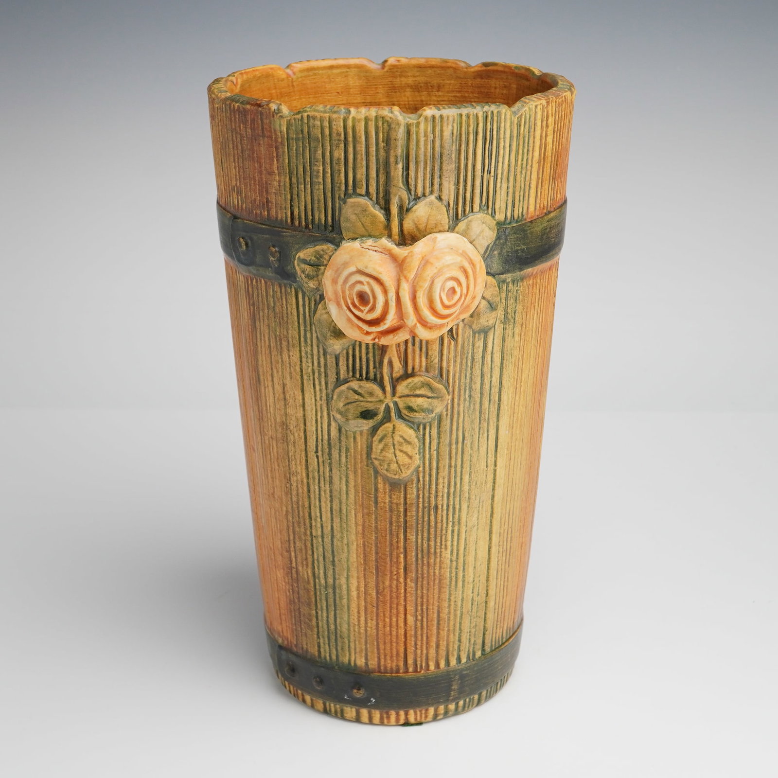Weller Pottery Woodrose Vase (1 of 4)