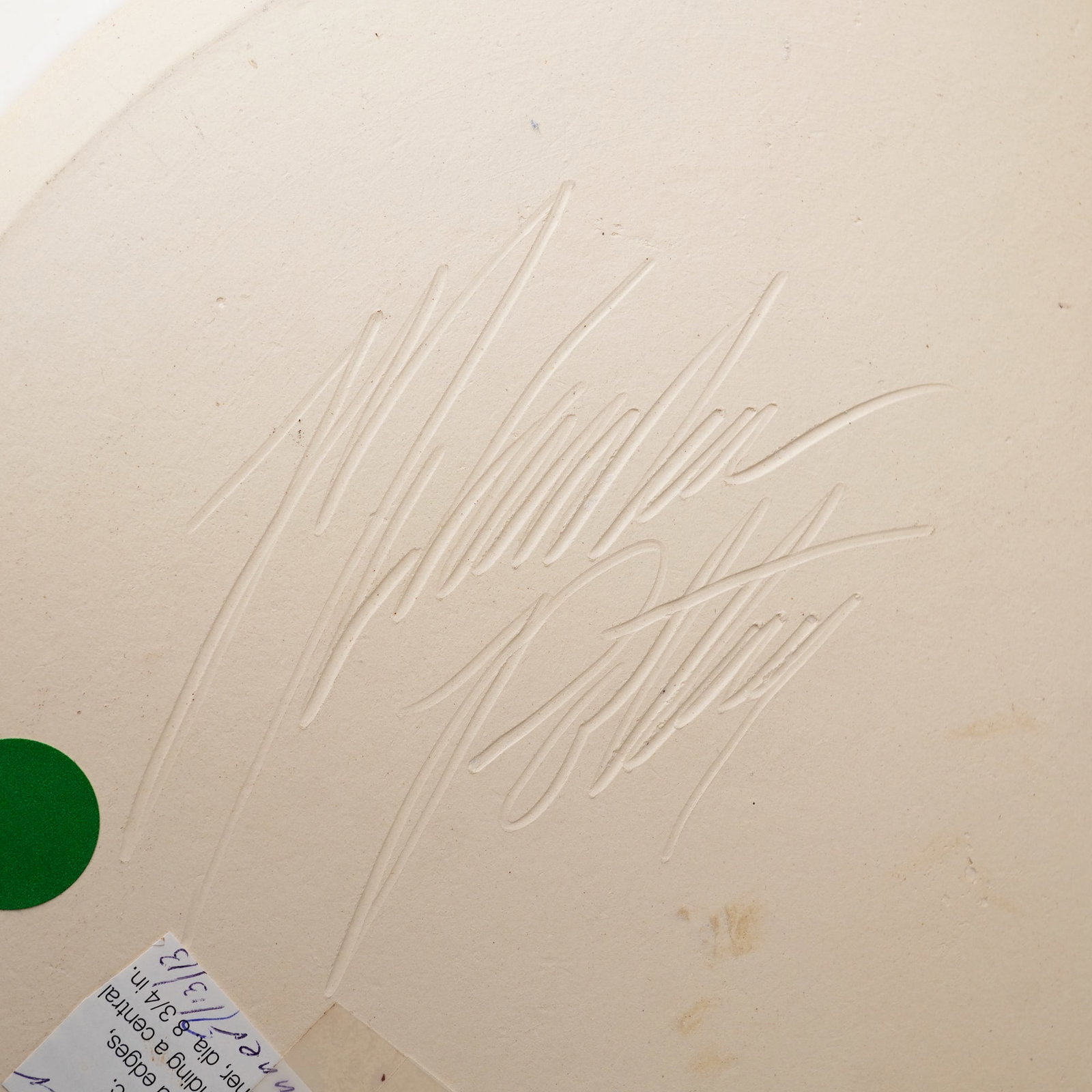 Pottery Salt-Glazed Stoneware Platter, Signed - 3