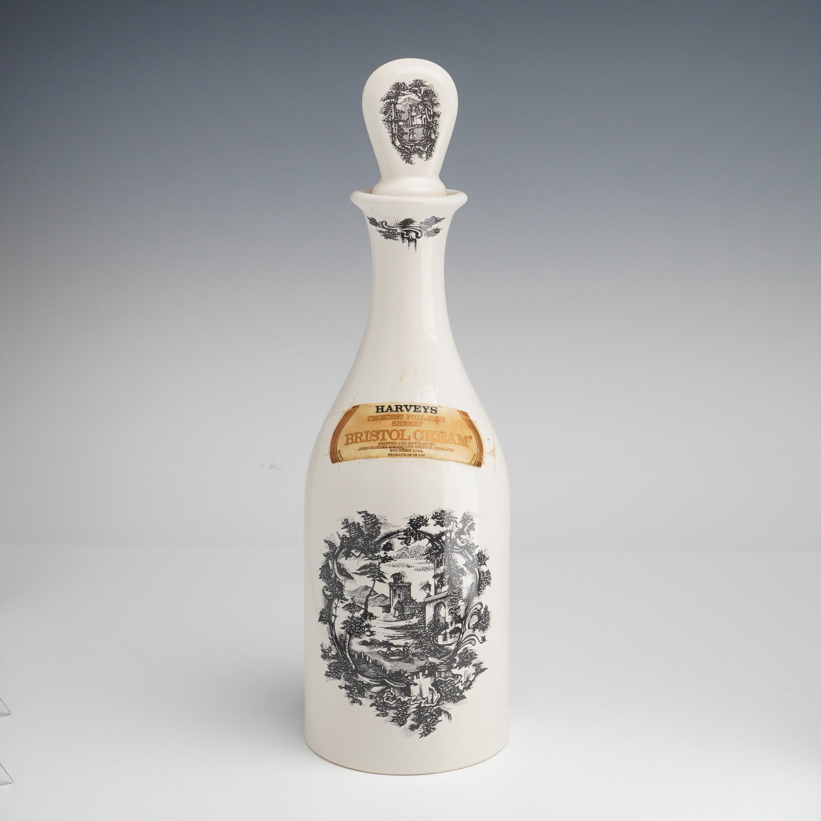 Coalport Decanter with Stopper For Harveys Bristol Cream, one of a limited edition (1 of 3)