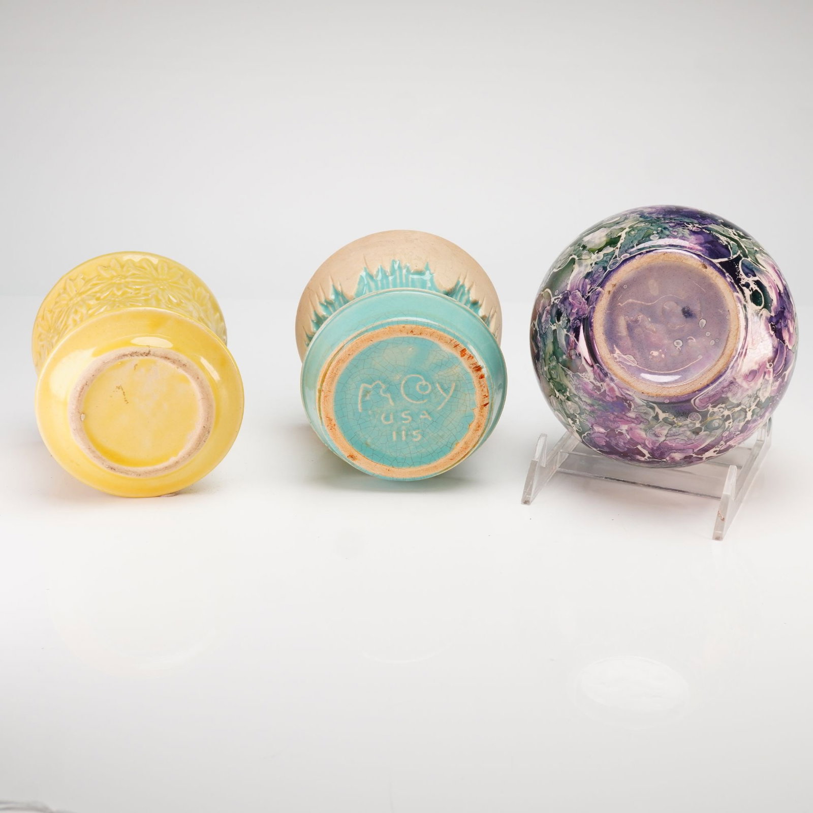 Three McCoy Pottery Planters - 3