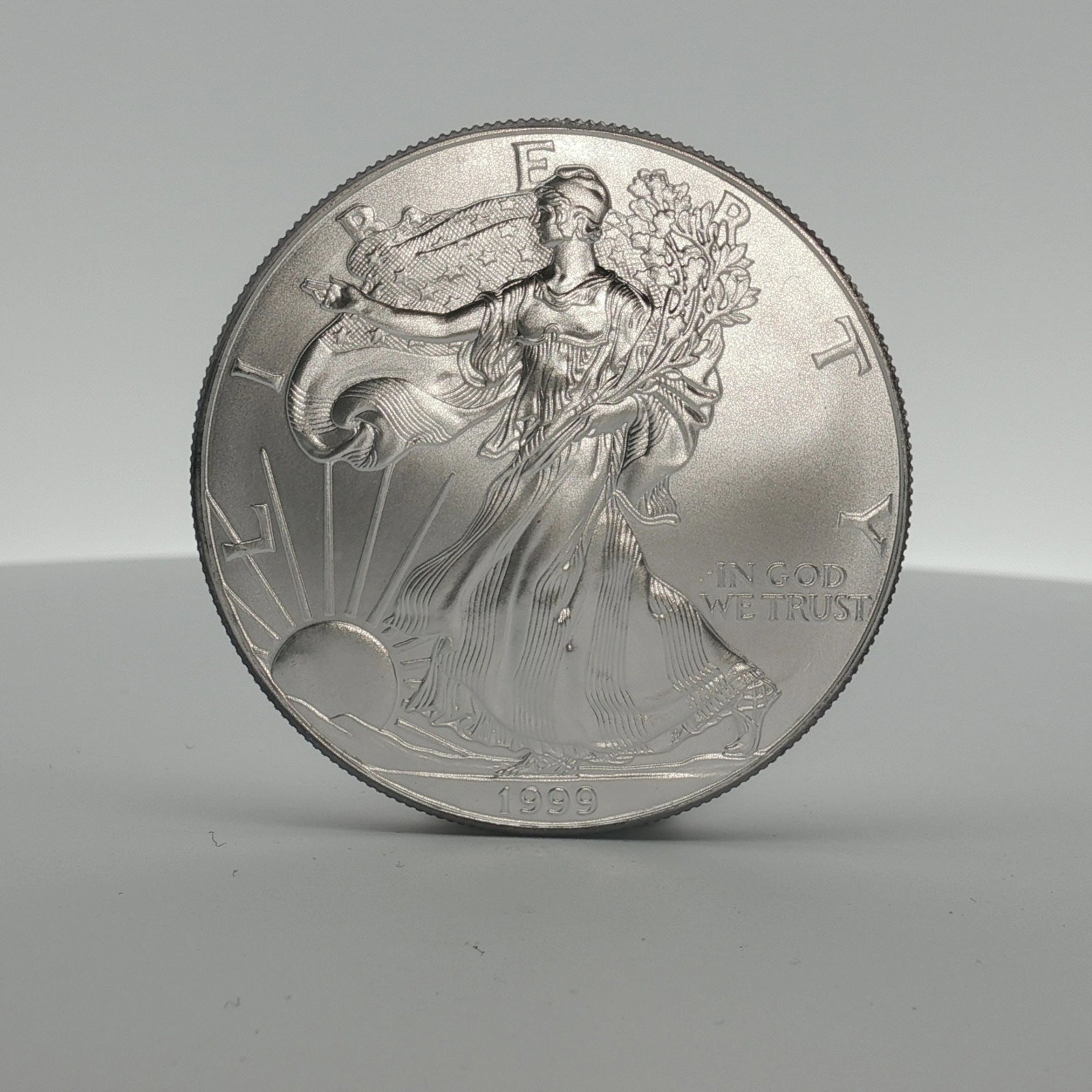1999 American Silver Eagle One Dollar Coin (1 of 2)