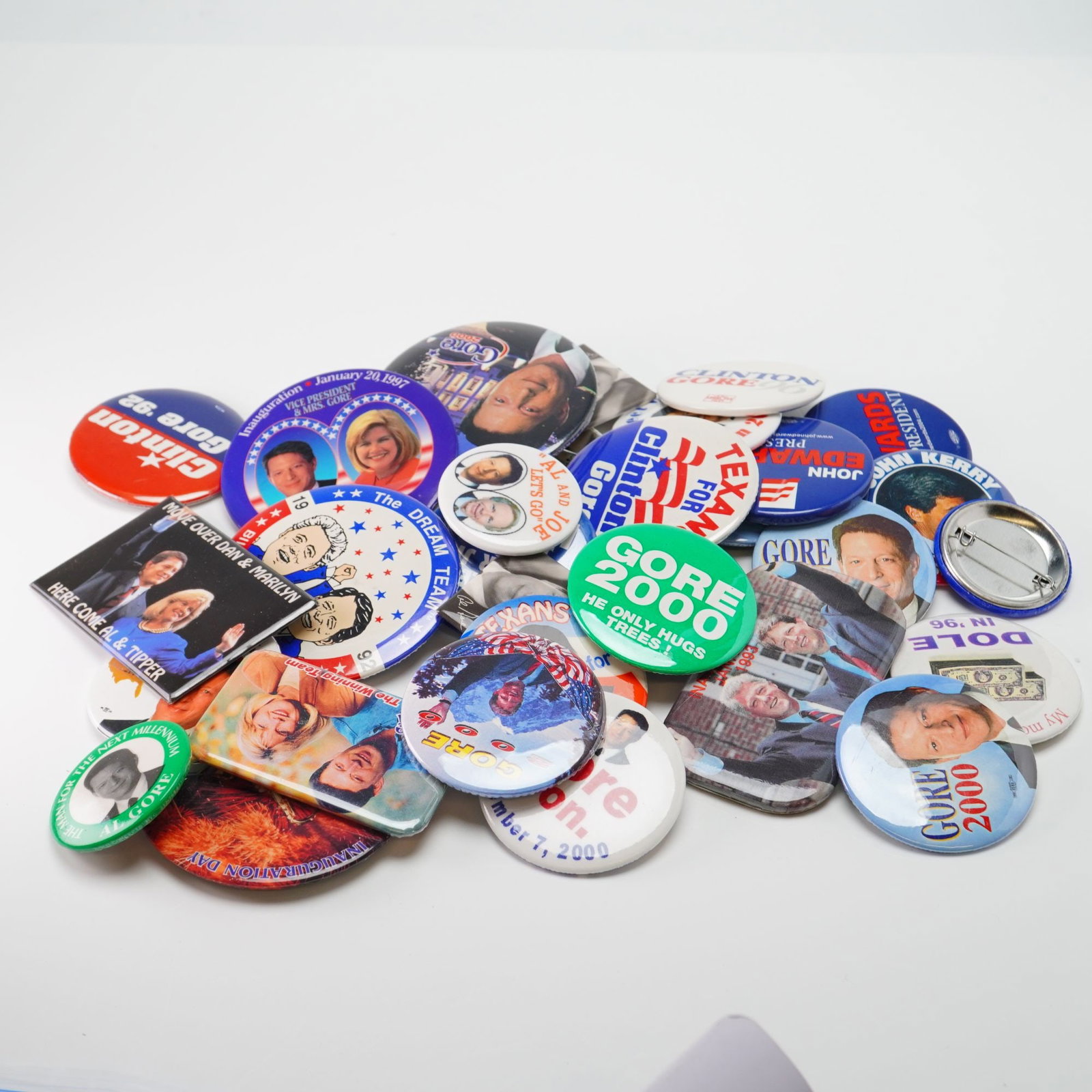 A Collection of United States Presidential and Vice Presidential Campaign Pinback Buttons, circa (1 of 2)