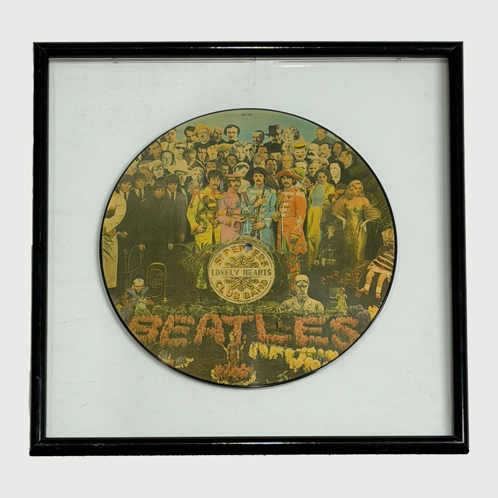 The Beatles Sgt. Pepper's Lonely Hearts Club Band Framed Vinyl Picture Disc LP (1 of 2)
