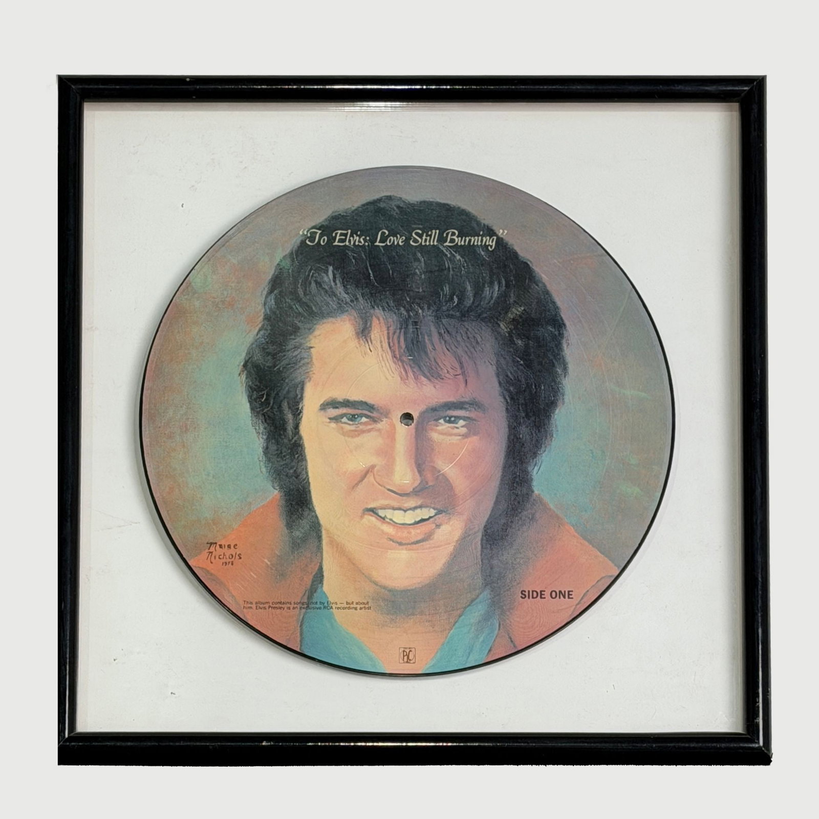 To Elvis: Love Still Burning Framed Double-Sided Picture Disc Vinyl LP (1 of 4)