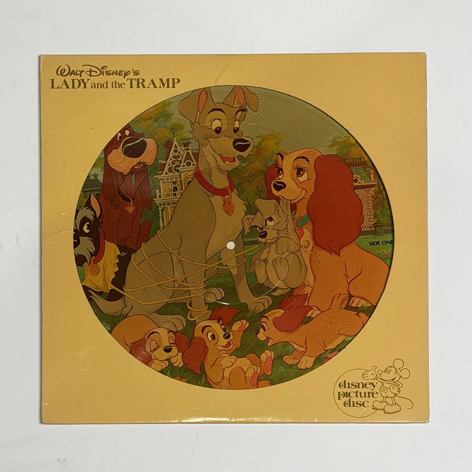 Walt Disney's Lady and the Tramp Vinyl LP Picture Disc Record 3103 (1 of 3)