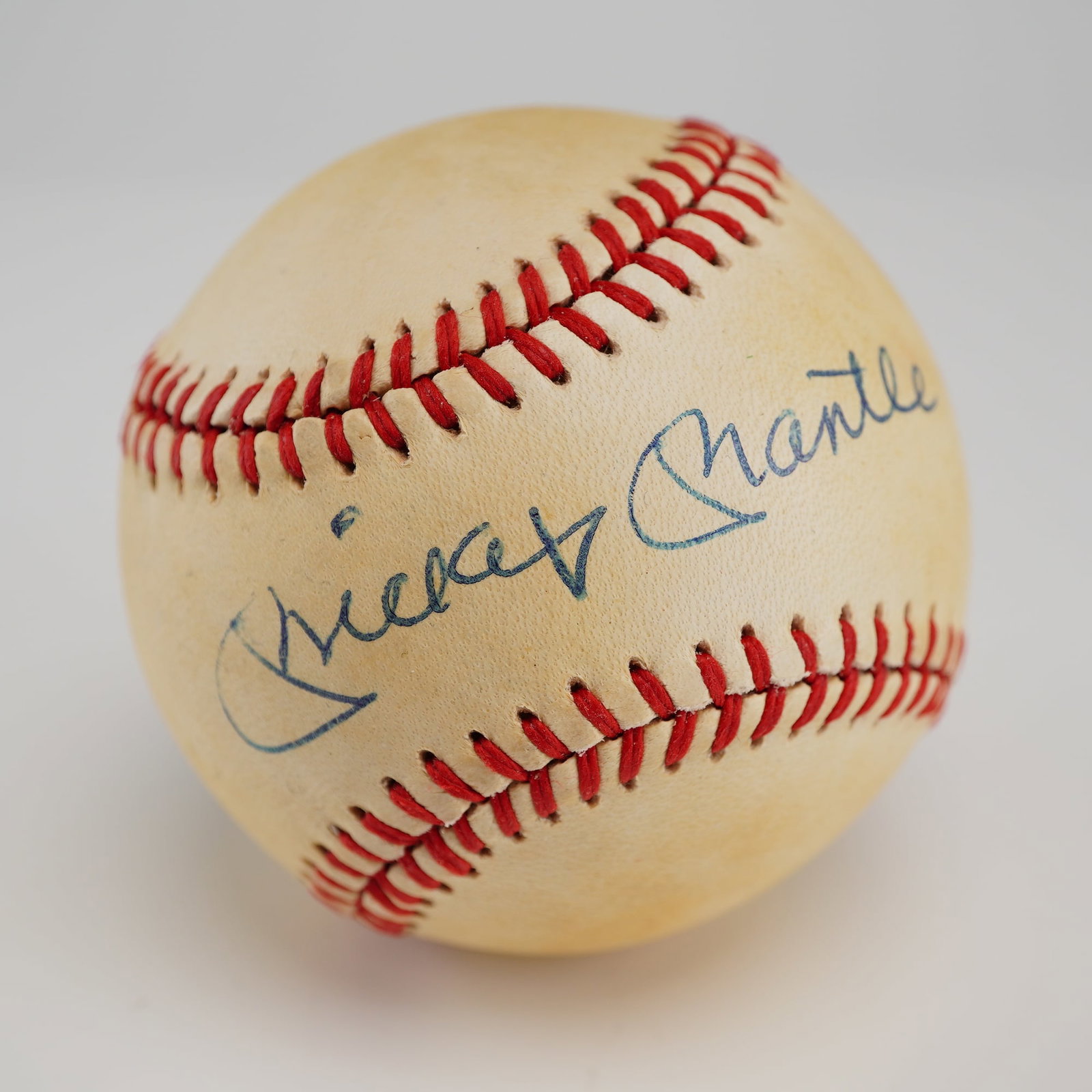 Mickey Mantle Single-Signed Rawlings Official American League Baseball - PSA/DNA Authenticated (1 of 3)