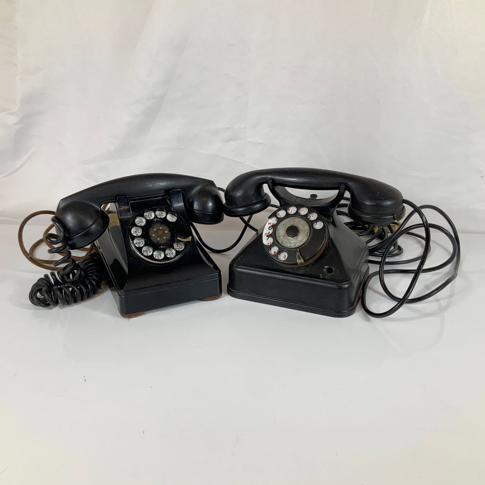 Two Vintage Western Electric Rotary Dial Telephones or Lucy Phones (1 of 3)