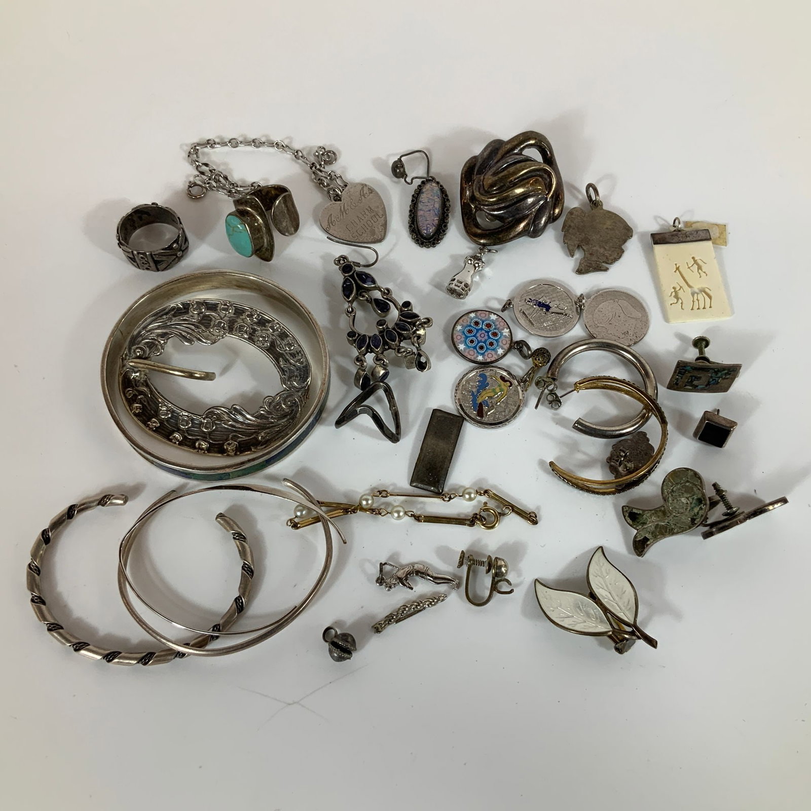 An Assortment of Gold and Sterling Silver Jewelry Including David-Andersen and Danecraft (1 of 5)