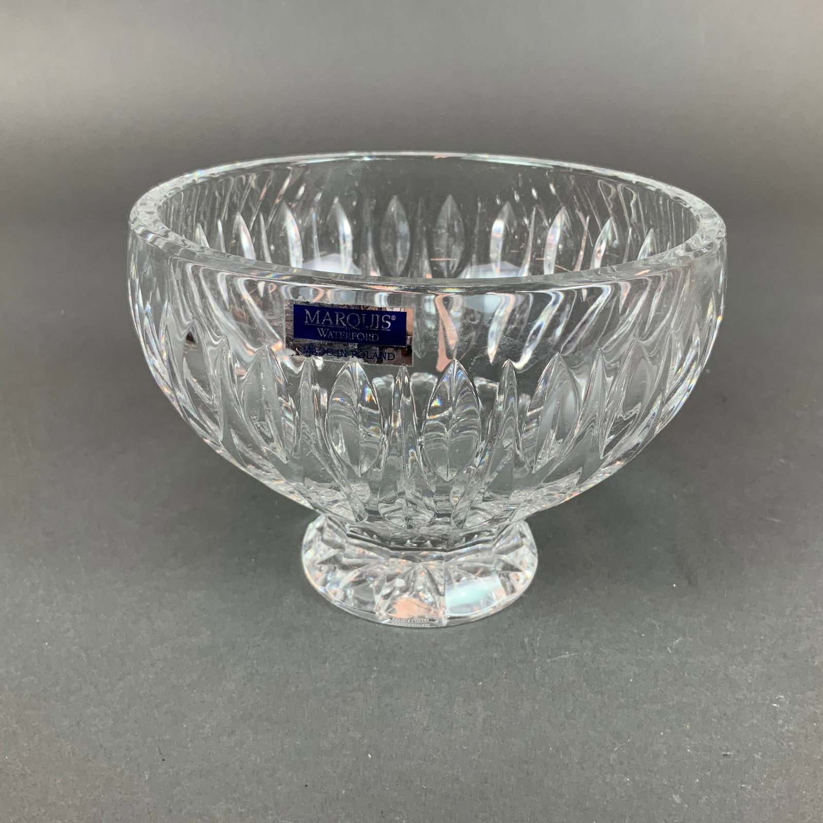 Marquis by Waterford Sheridan Crystal Pedestal Bowl (1 of 3)