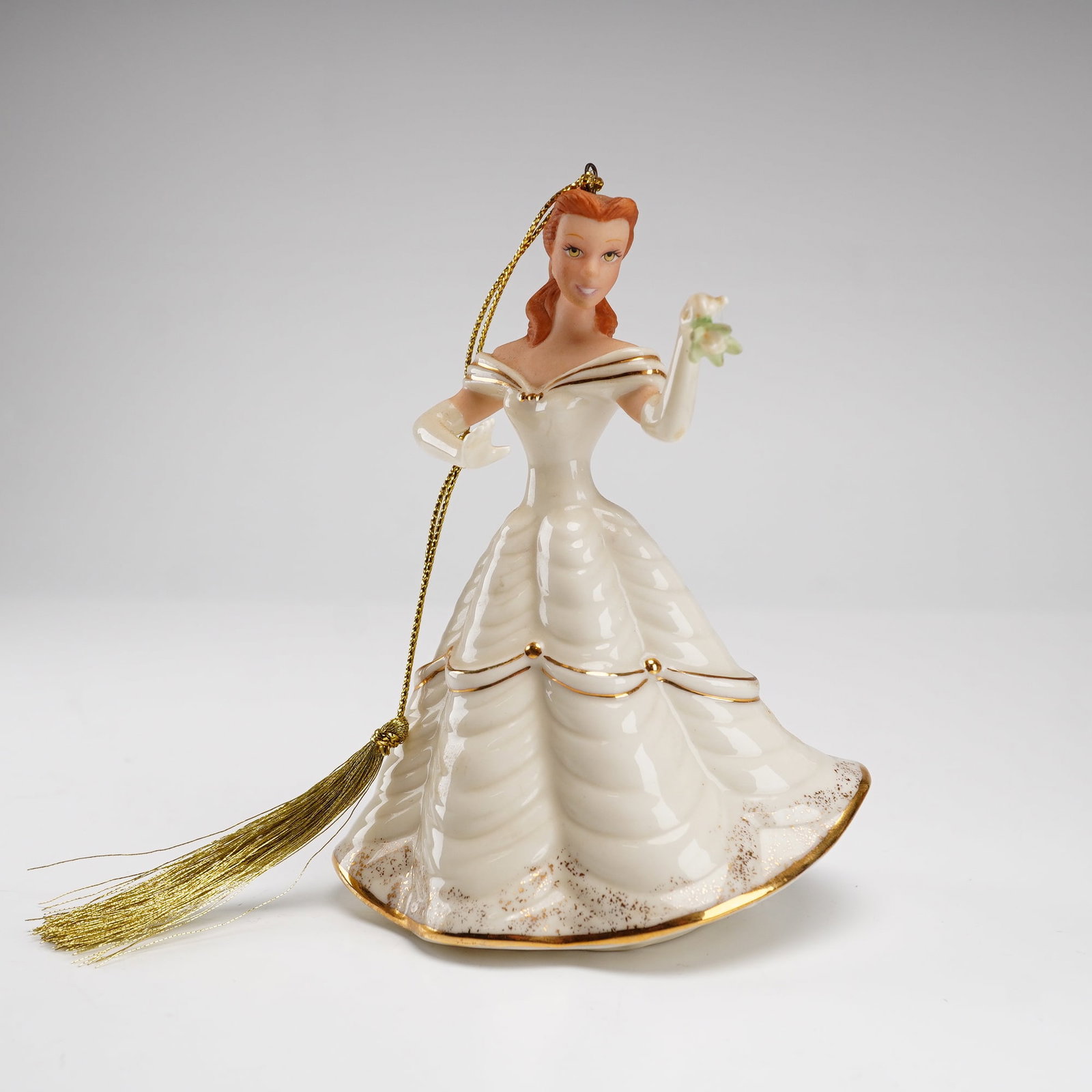 Lenox, Christmastime Belle Disney Ornament (1 of 3)