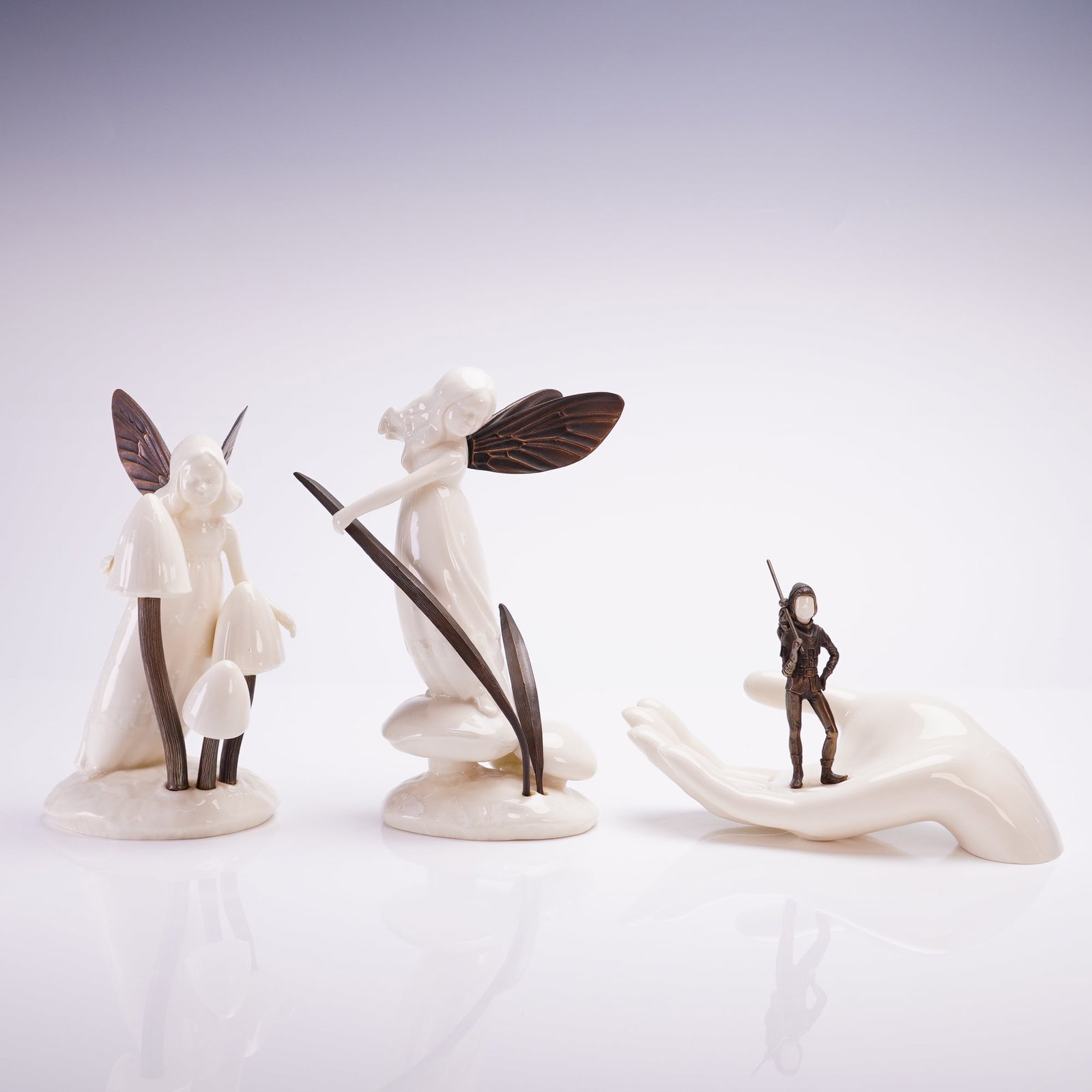 3pc Minton Figurines, Cowslip, Meadowsweet and Tom Thumb (1 of 4)