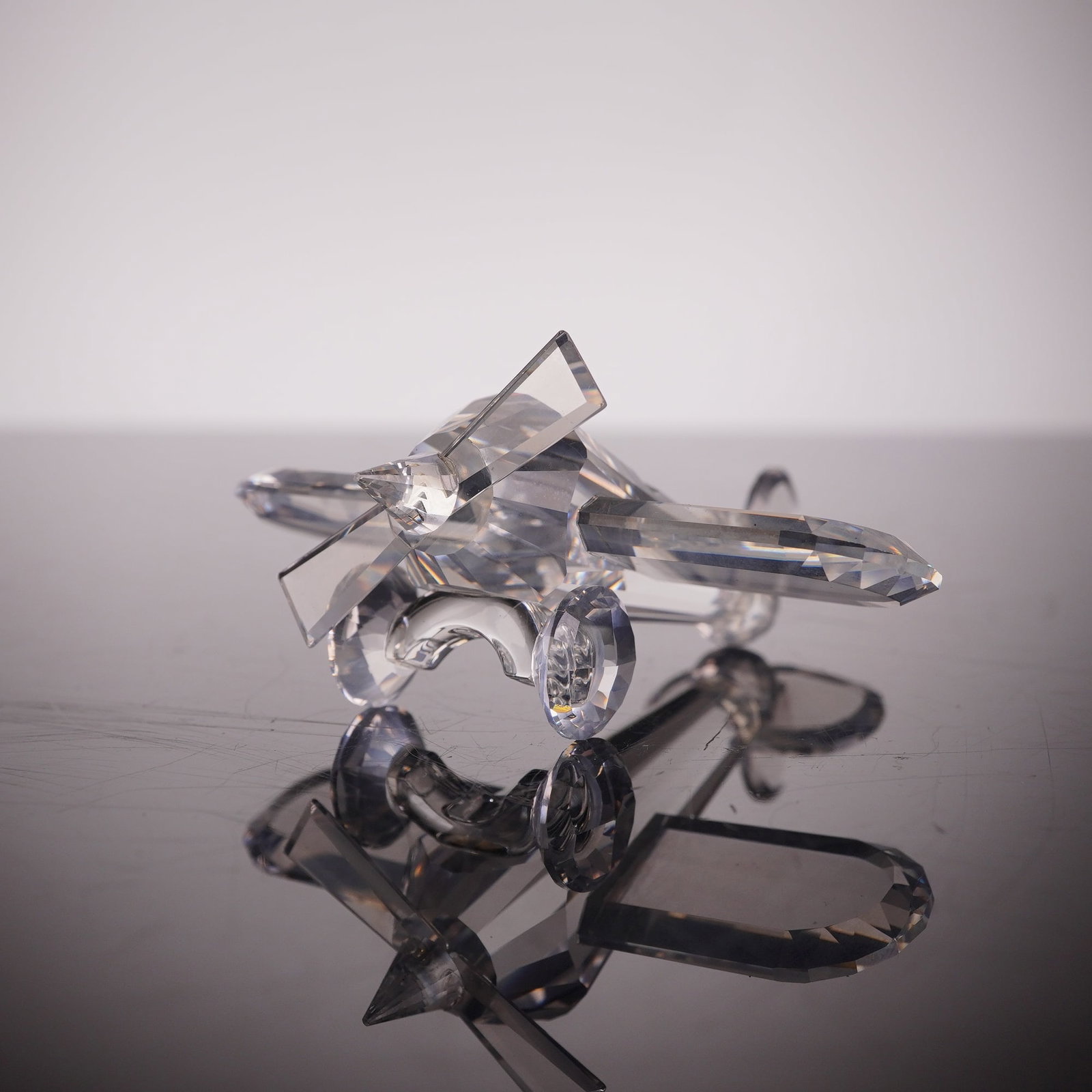 Swarovski Silver Crystal Airplane Figurine (1 of 5)