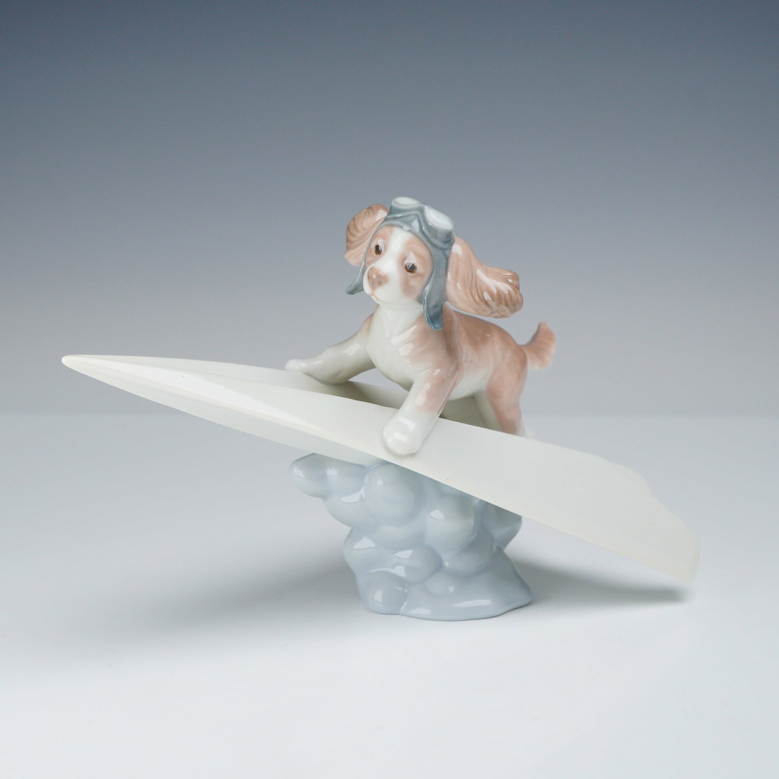 Lladro Porcelain Dog Figurine, Let's Fly Away 01006665 (1 of 4)