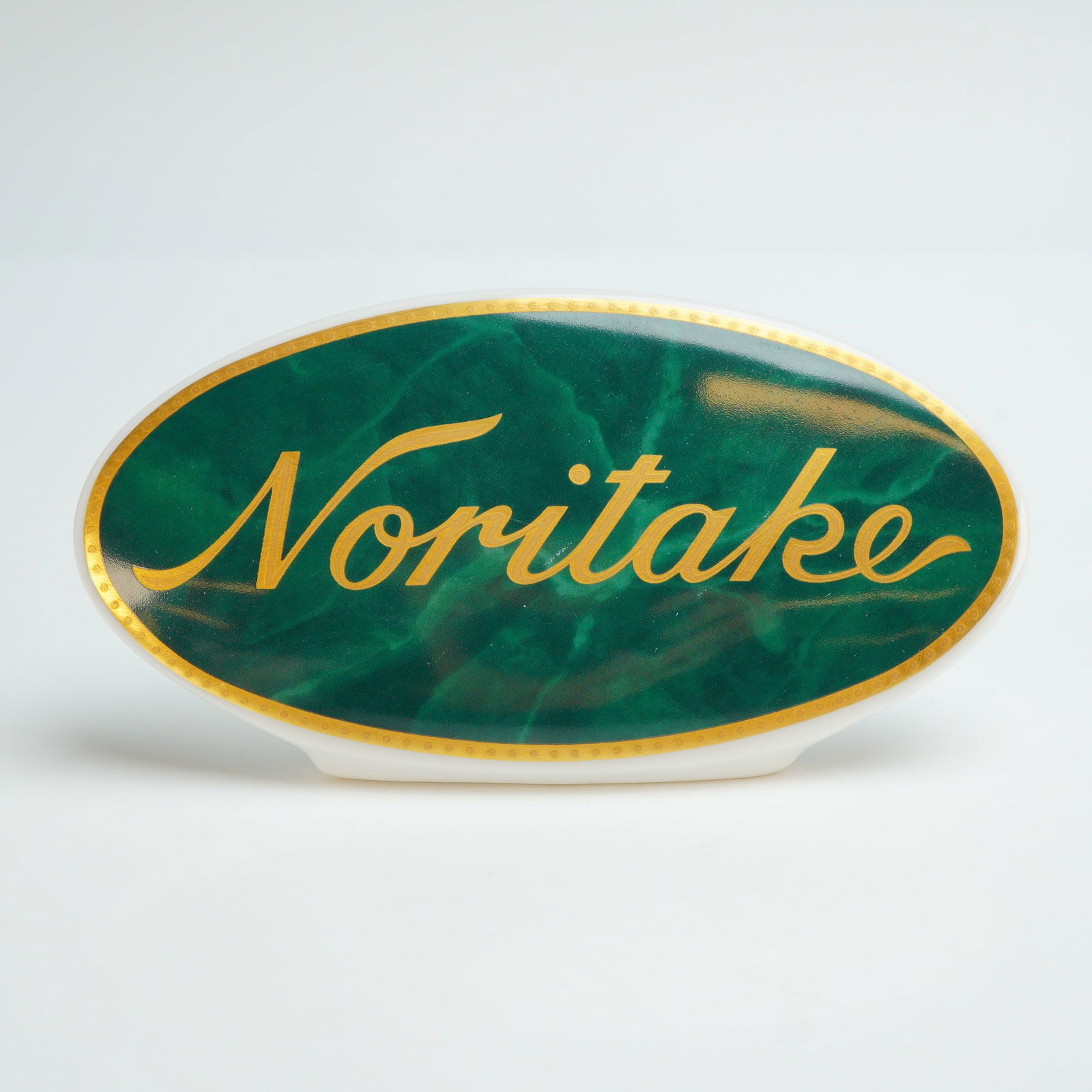 Noritake Porcelain Retail Display Name Plaque (1 of 3)