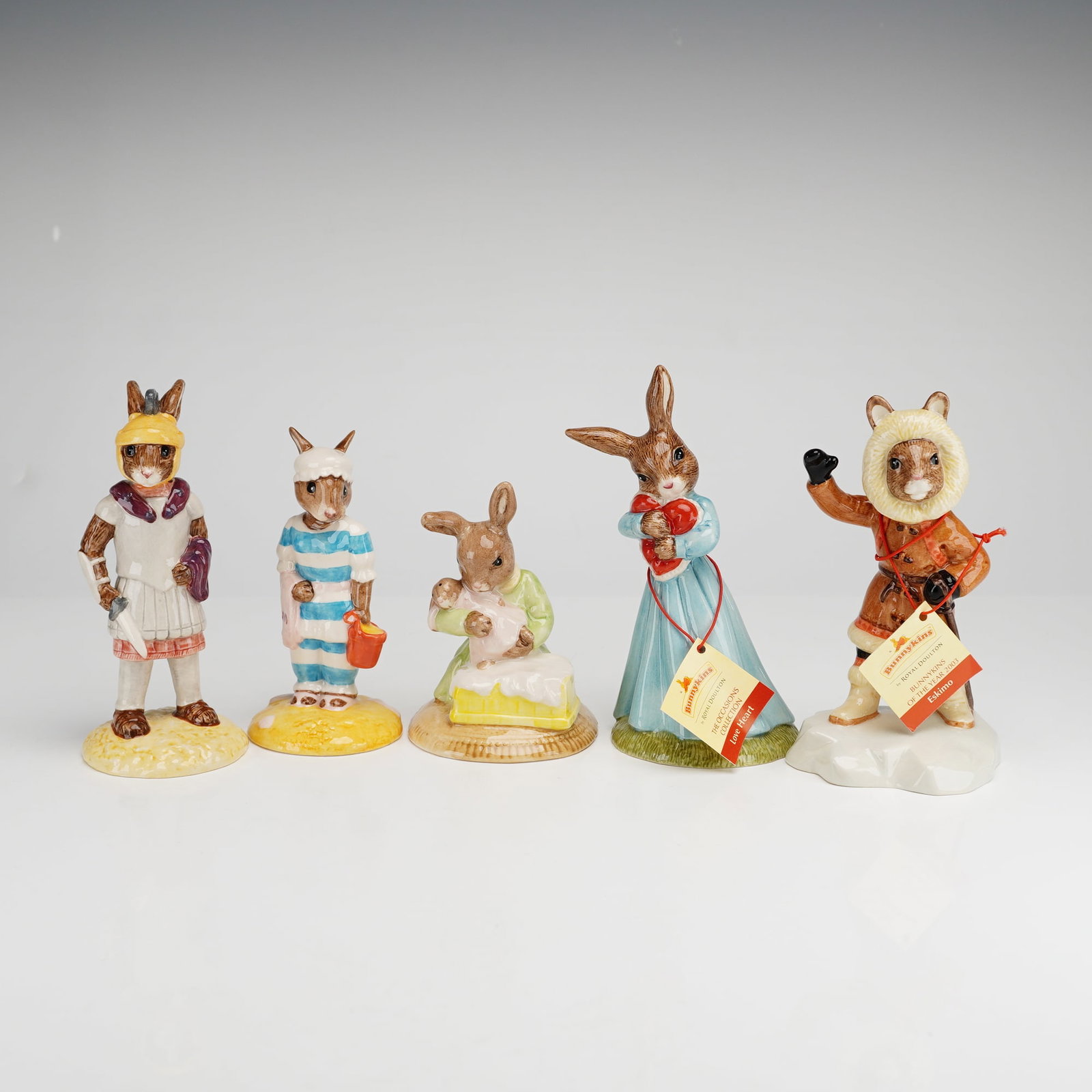 5pc Royal Doulton Bunnykins Figurines (1 of 3)
