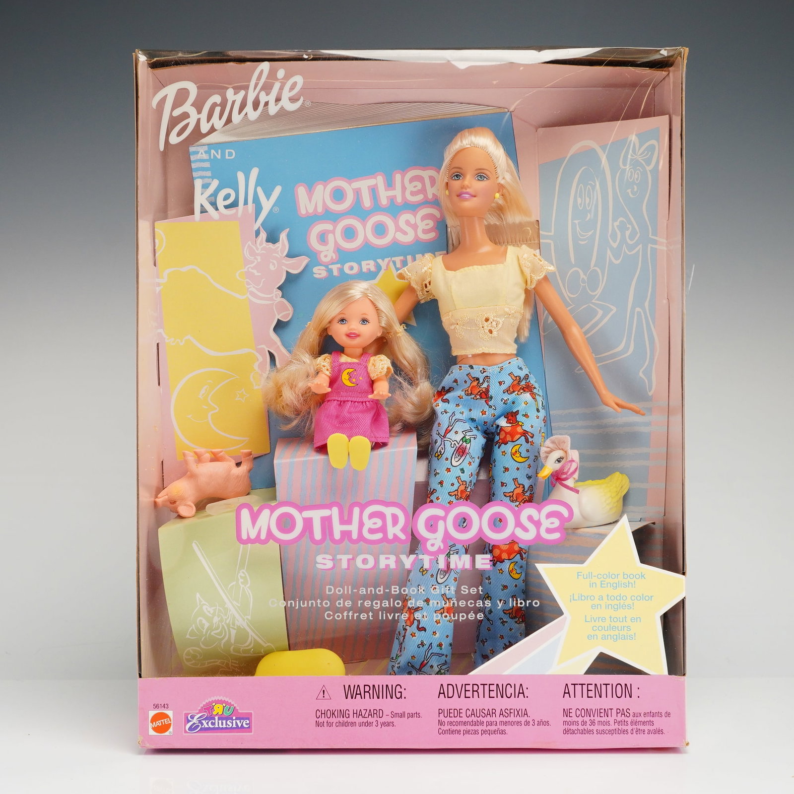 Mattel Barbie and Kelly Mother Goose Storytime Doll and Book Gift Set, 11.5 inches (1 of 3)