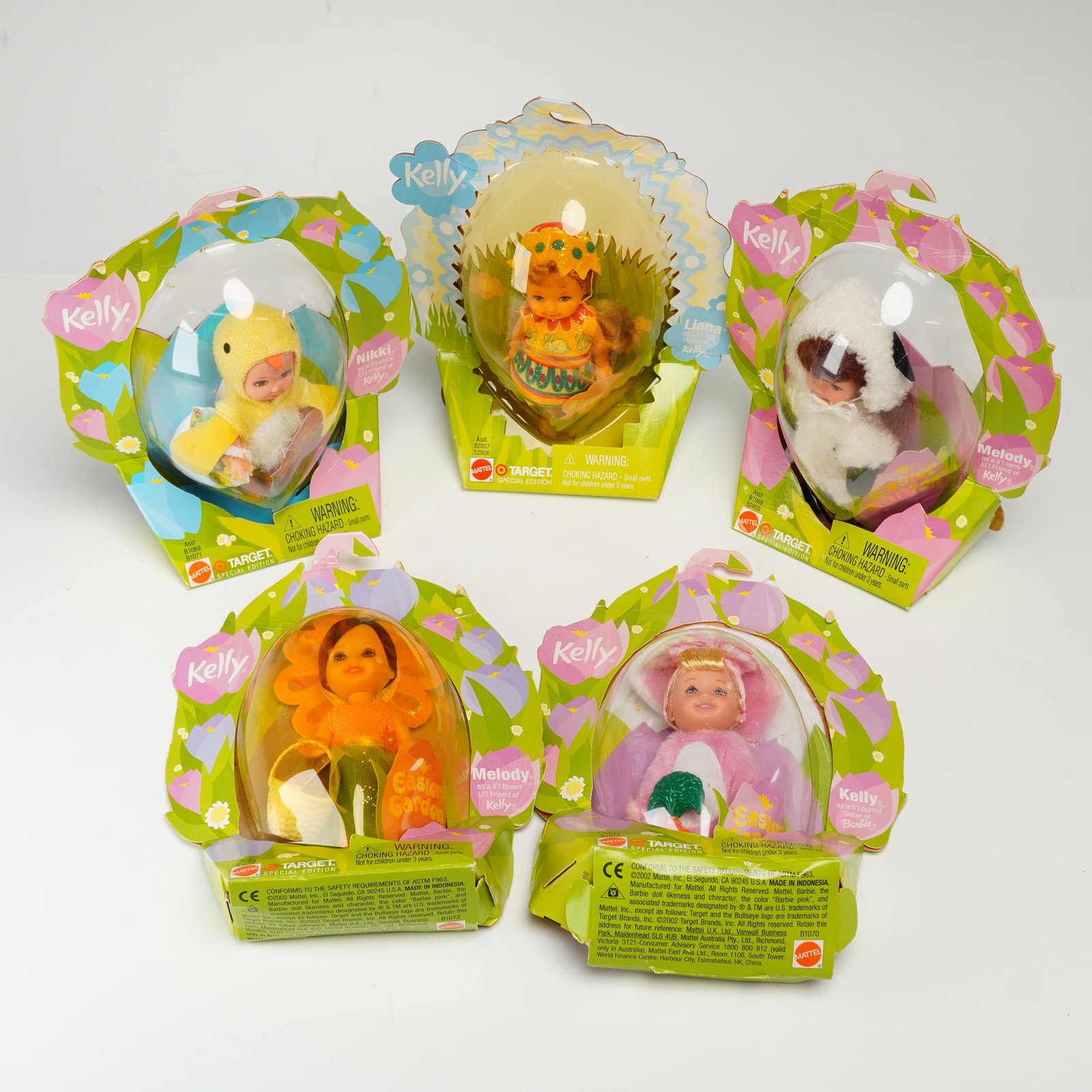 Mattel Kelly Club Happy Easter! Target Special Edition Dolls, 4 inches (1 of 3)
