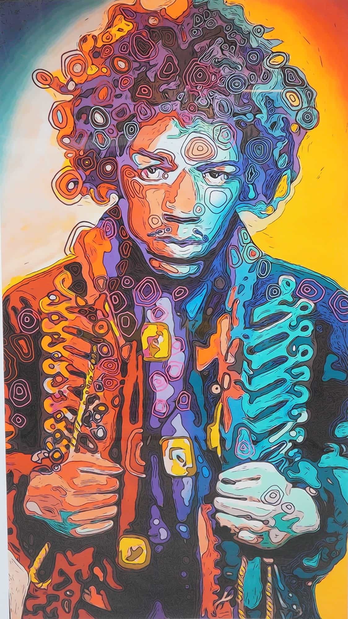 Mark Holley Jimi Hendrix Hall of Fame Collection Poster (1 of 4)