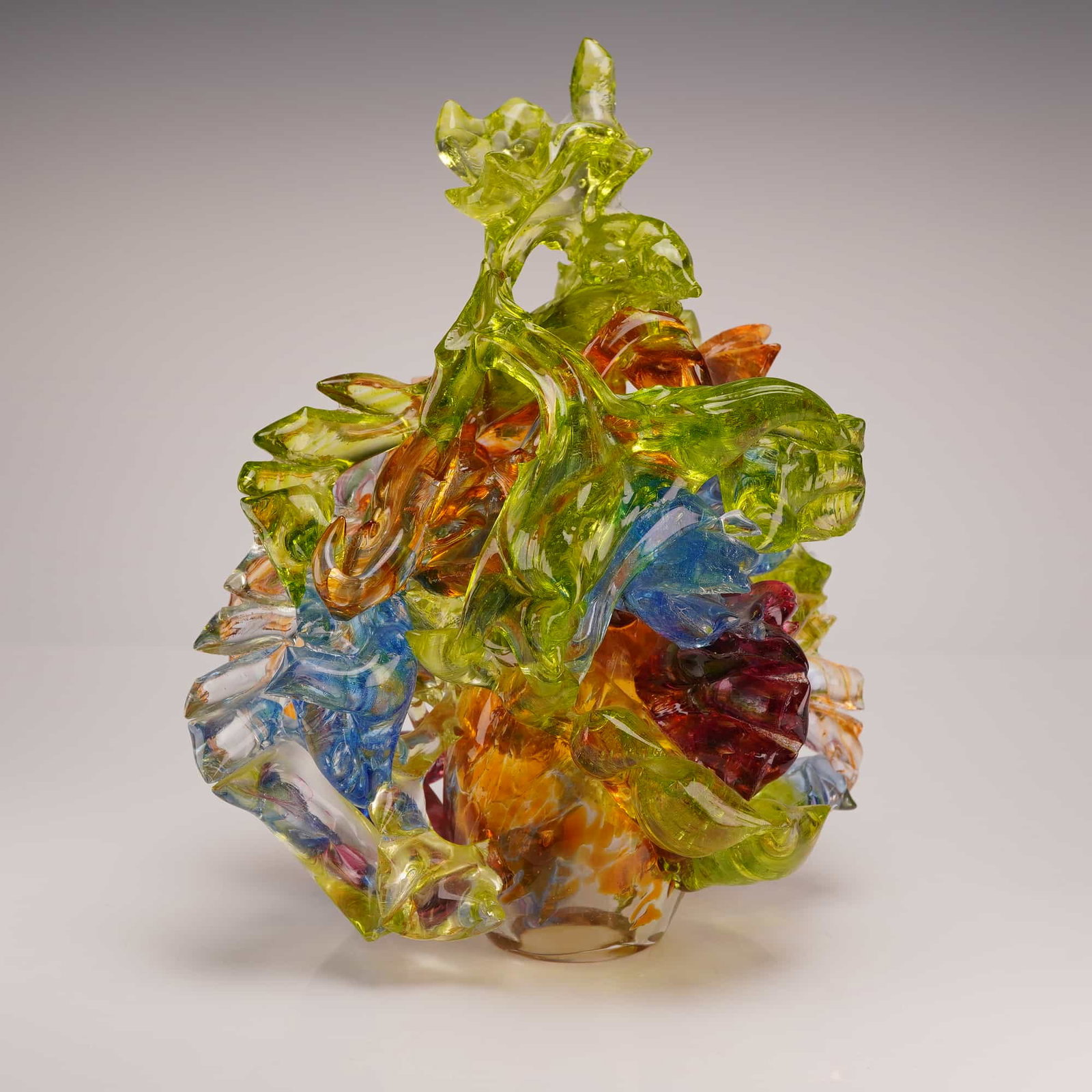 Rene Roubicek (Czech, 1922-2018) Glass Sculpture, Koral (1 of 3)