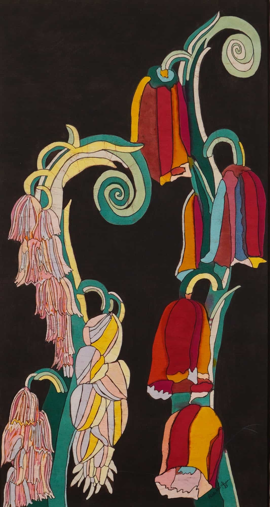 Paula MacGreen Painting on Cloth After Benedictus Nouvelles Variations (1 of 5)