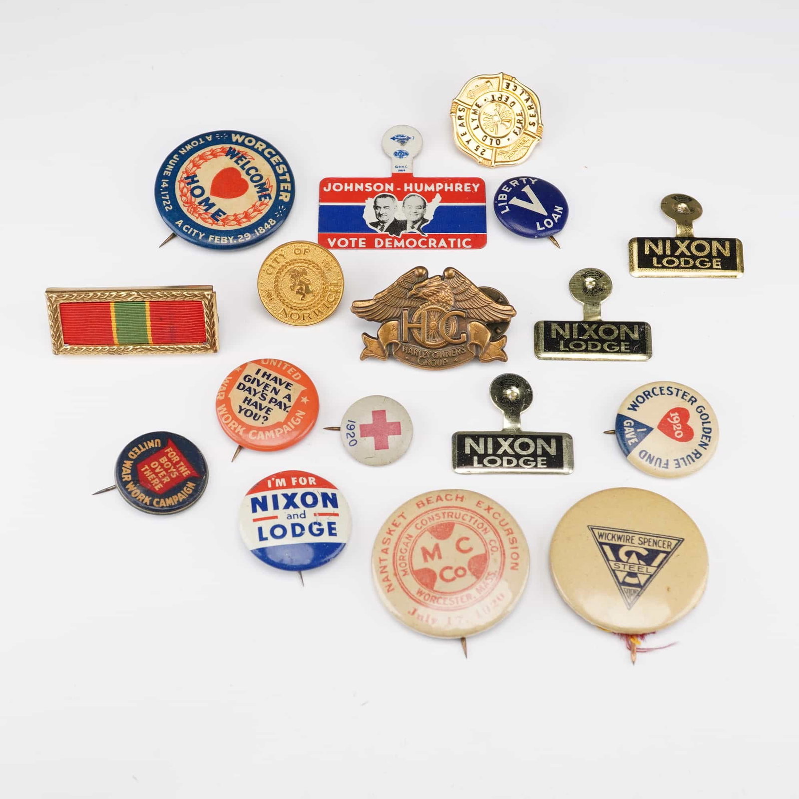 Assorted Organizations and Political Affiliated Pins (1 of 2)