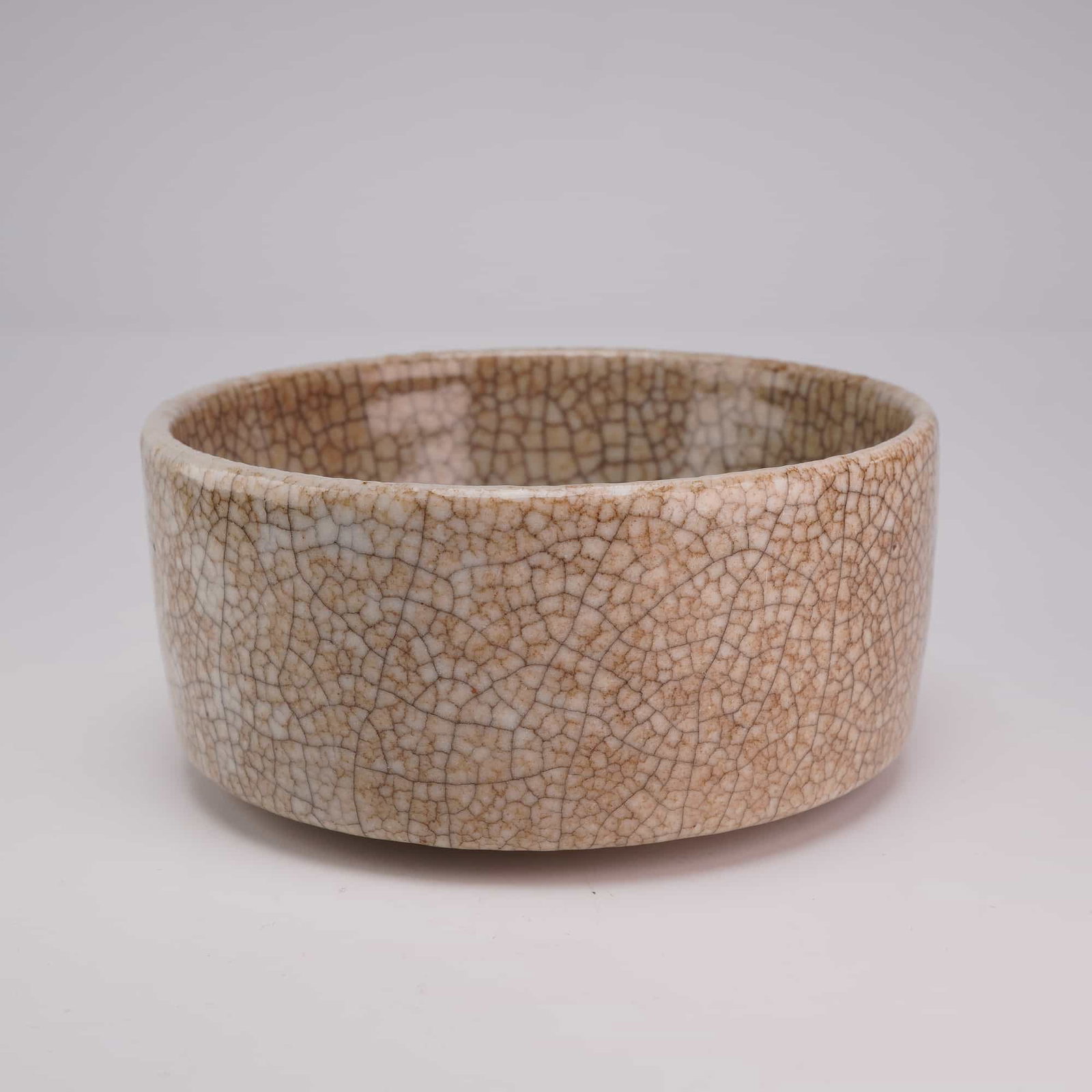 Chinese Guan Ware Glazed Small Bowl, Black Crackle (1 of 3)