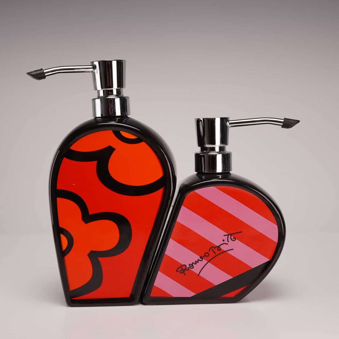 2pc Romero Britto Deeply in Love Ceramic Soap and Lotion Pumps for Giftcraft (1 of 4)