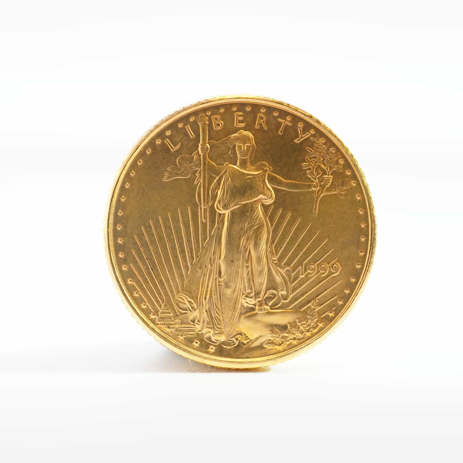 1999 1/10 Fine Gold $5 American Gold Eagle Coin (1 of 2)