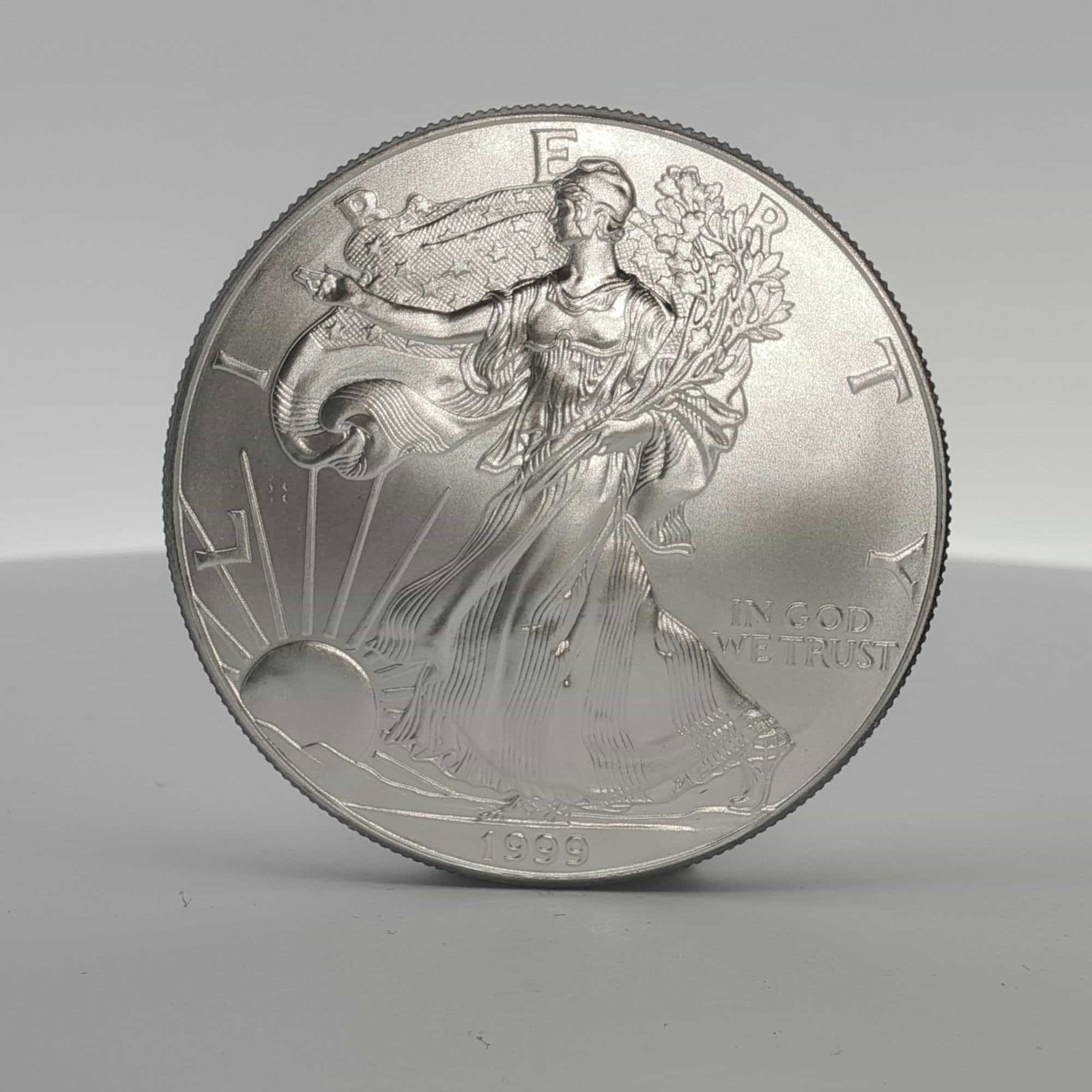 1999 American Silver Eagle One Dollar Coin (1 of 2)