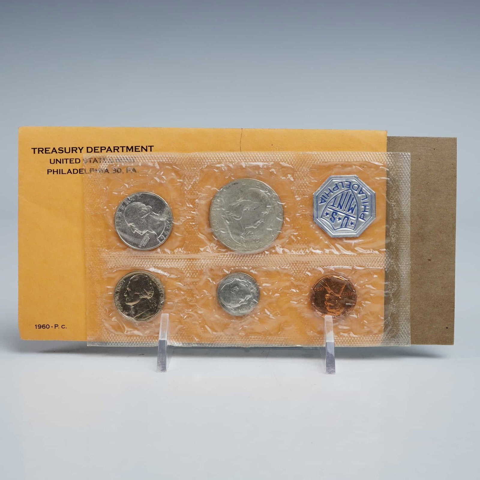 1960-P Set of 5 Coins & Mint Token (1 of 4)